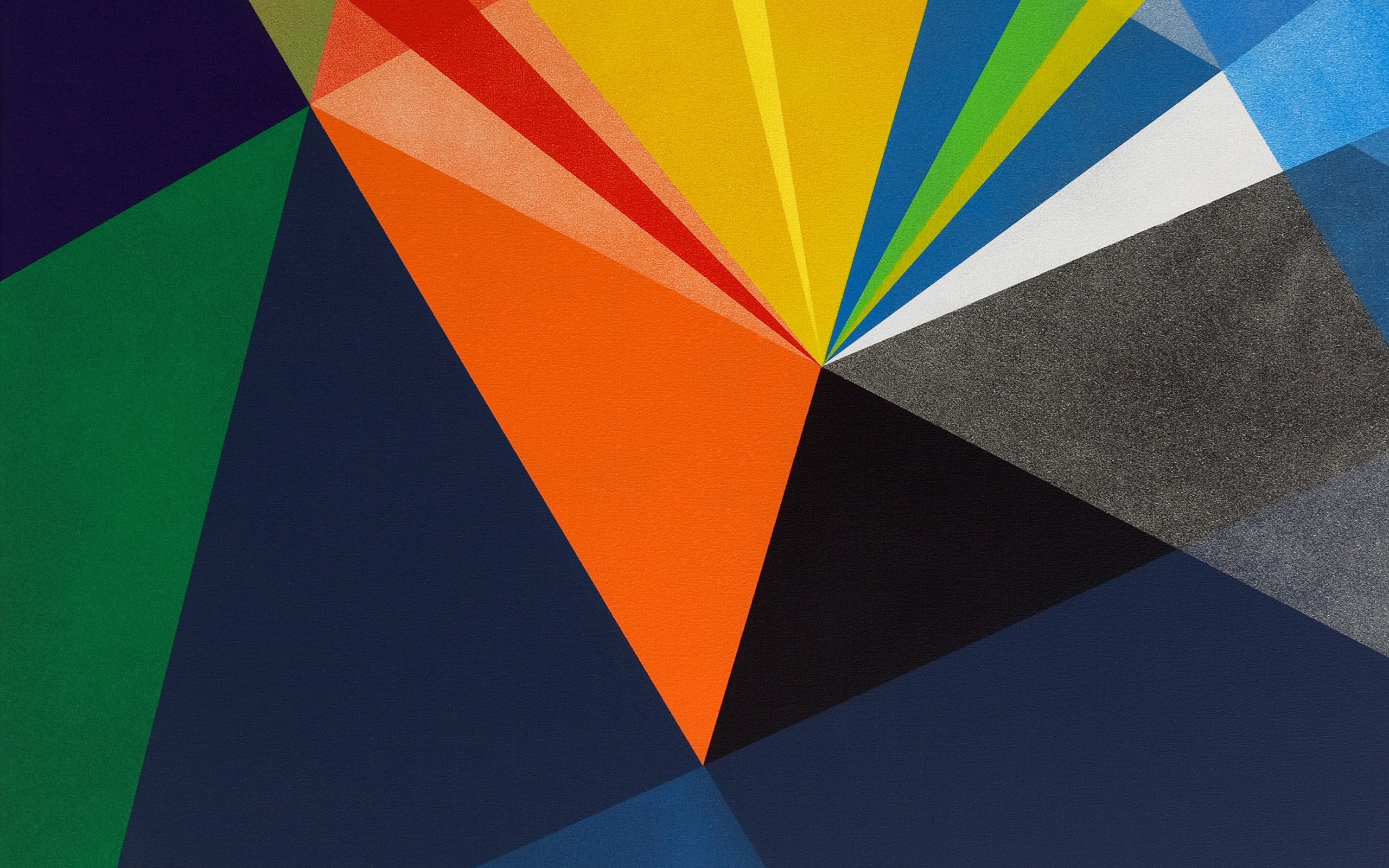 Abstract Blocks Of Color Mac OS Wallpaper