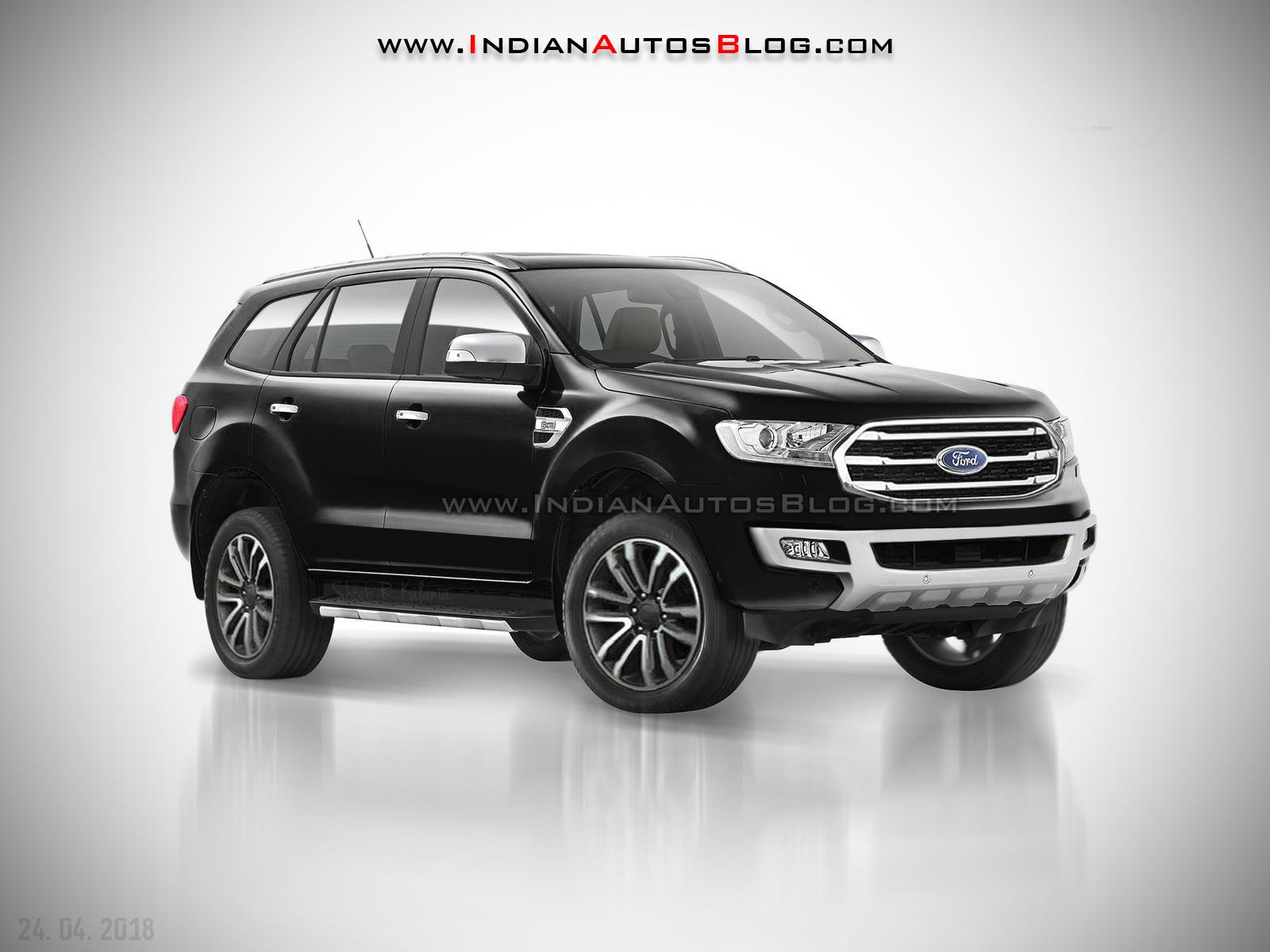 View 15 Black Colour Black Ford Endeavour Wallpaper HD