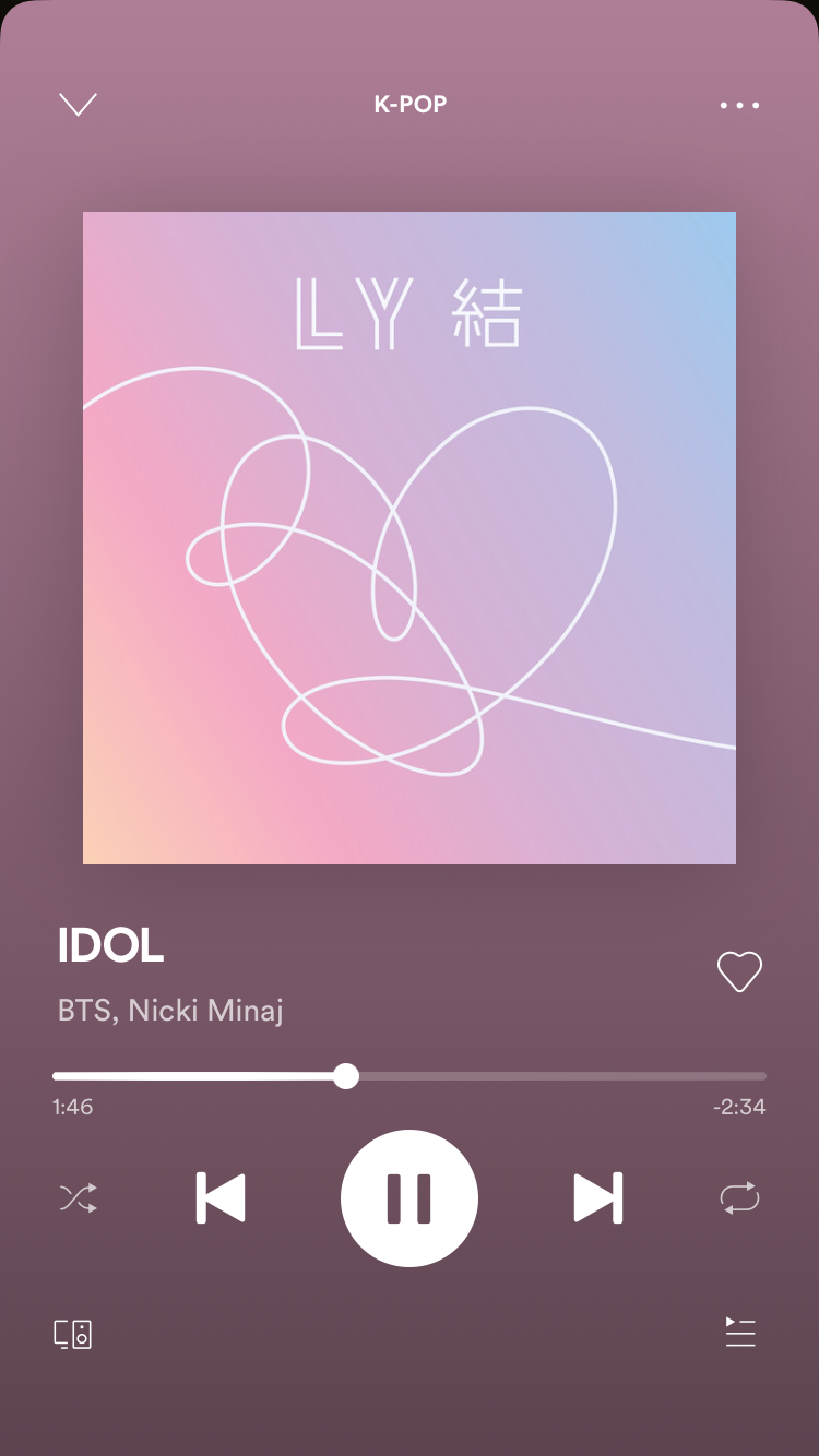 IDOL, a song by BTS, Nicki Minaj on Spotify. Bts wallpaper lyrics, Bts lyric, Bts playlist