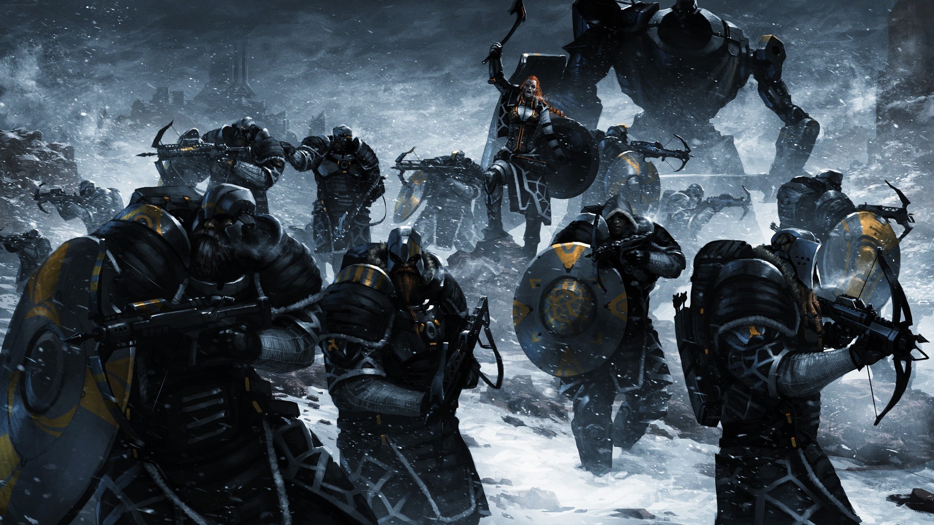 Wallpaper, fantasy art, soldier, Endless Legend, screenshot, mecha, 1920x1080 px, computer wallpaper, pc game, mercenary 1920x1080