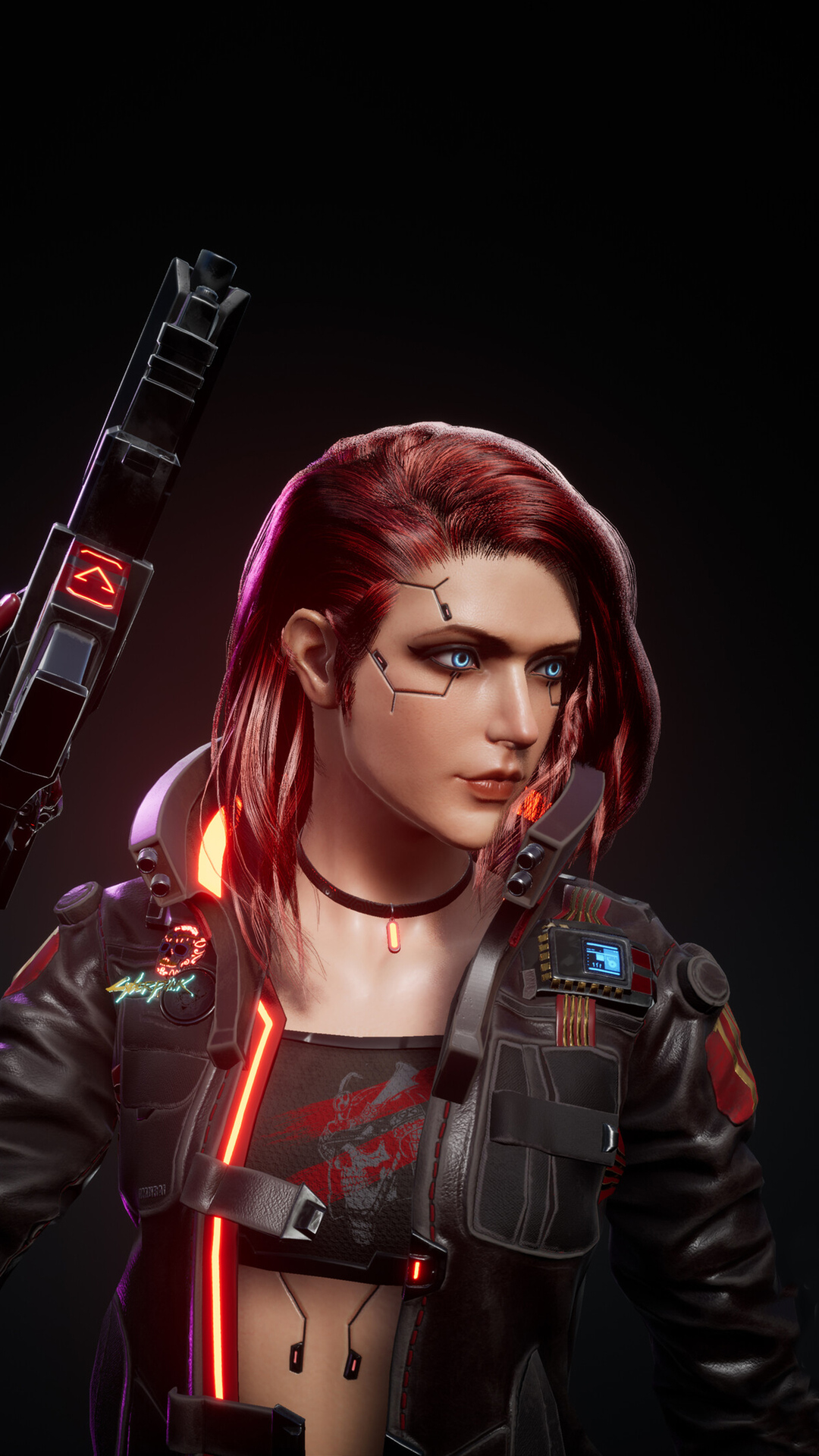 Wallpaper Cyberpunk 2077 V Fanart