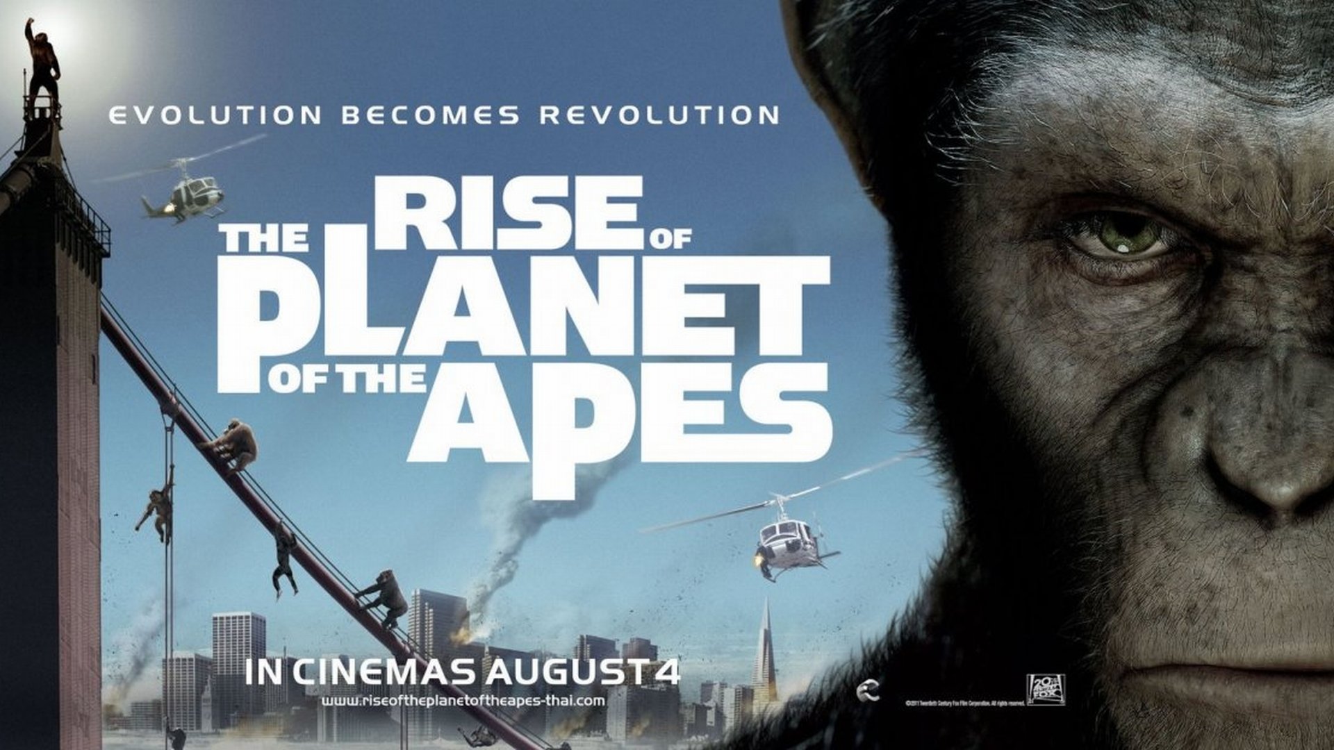 Rise Of The Planet Of The Apes HD Wallpaper and Background Image