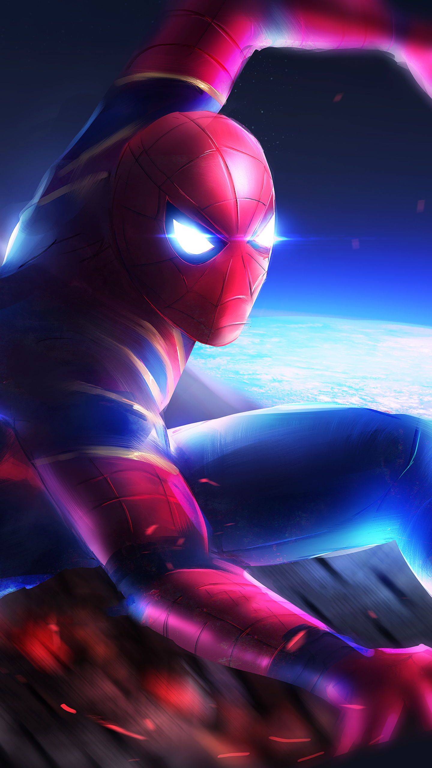 Download Spider Man HD Wallpaper. Follow Wallpaper Hook. #spiderman # Spider#sony #marvel #costume #m. Spiderman Canvas Art, Spiderman Canvas, Amazing Spiderman