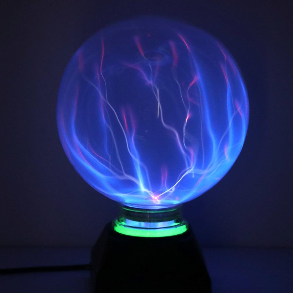 8Inch Plasma Ball Magic Sphere Lightning Crystal Globe Touch Nebula Light. Mirage Novelty World