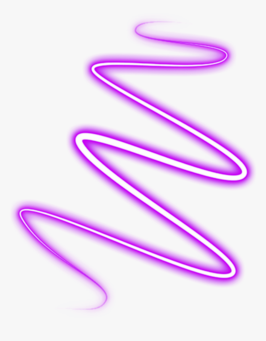 neon #line #spiral #lines #spirals #purple #freetoedit Neon Line Transparent, HD Png Download, Transparent Png Image