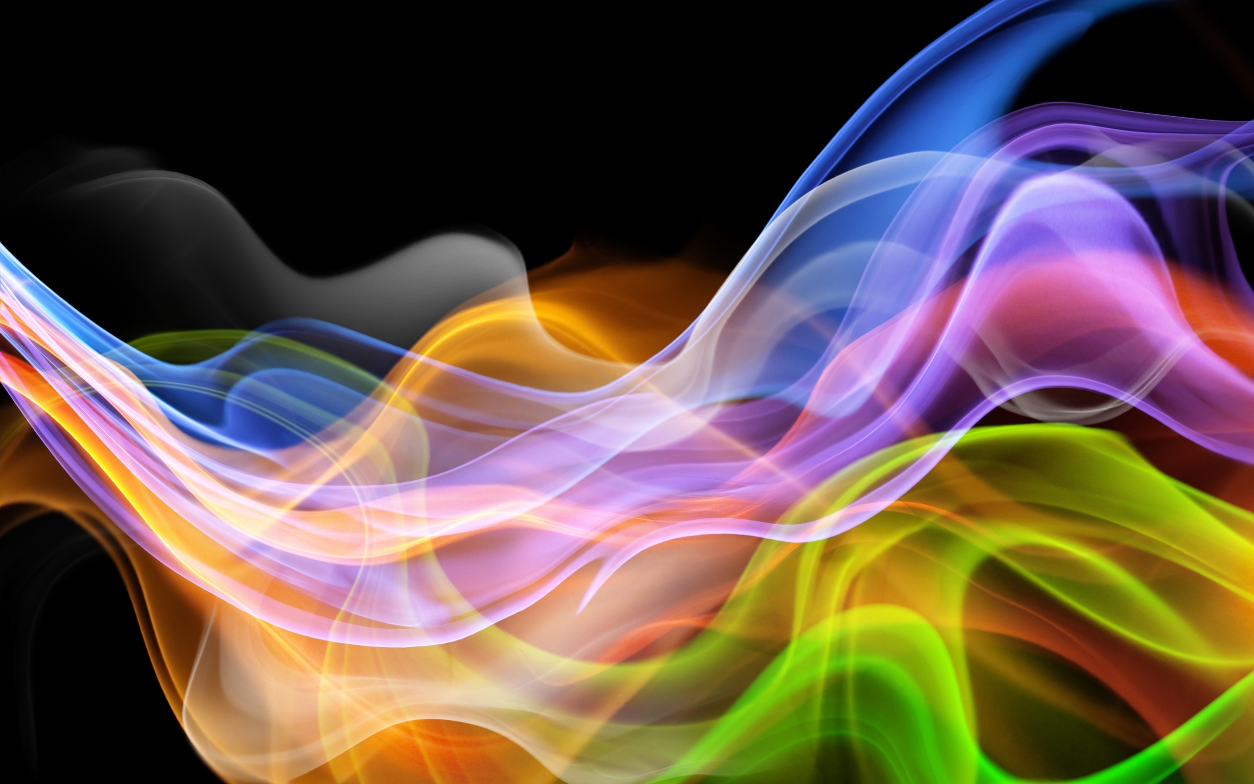 Wallpaper Abstract Colorful curve background 2560x1600 HD Picture, Image