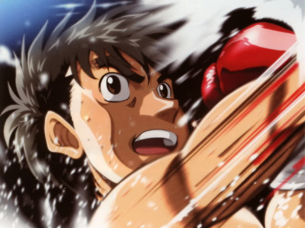 Original Anime Cel with Sketch Series: Hajime no Ippo(Fighting Spirit,  Ippo) Character: Takeshi Send