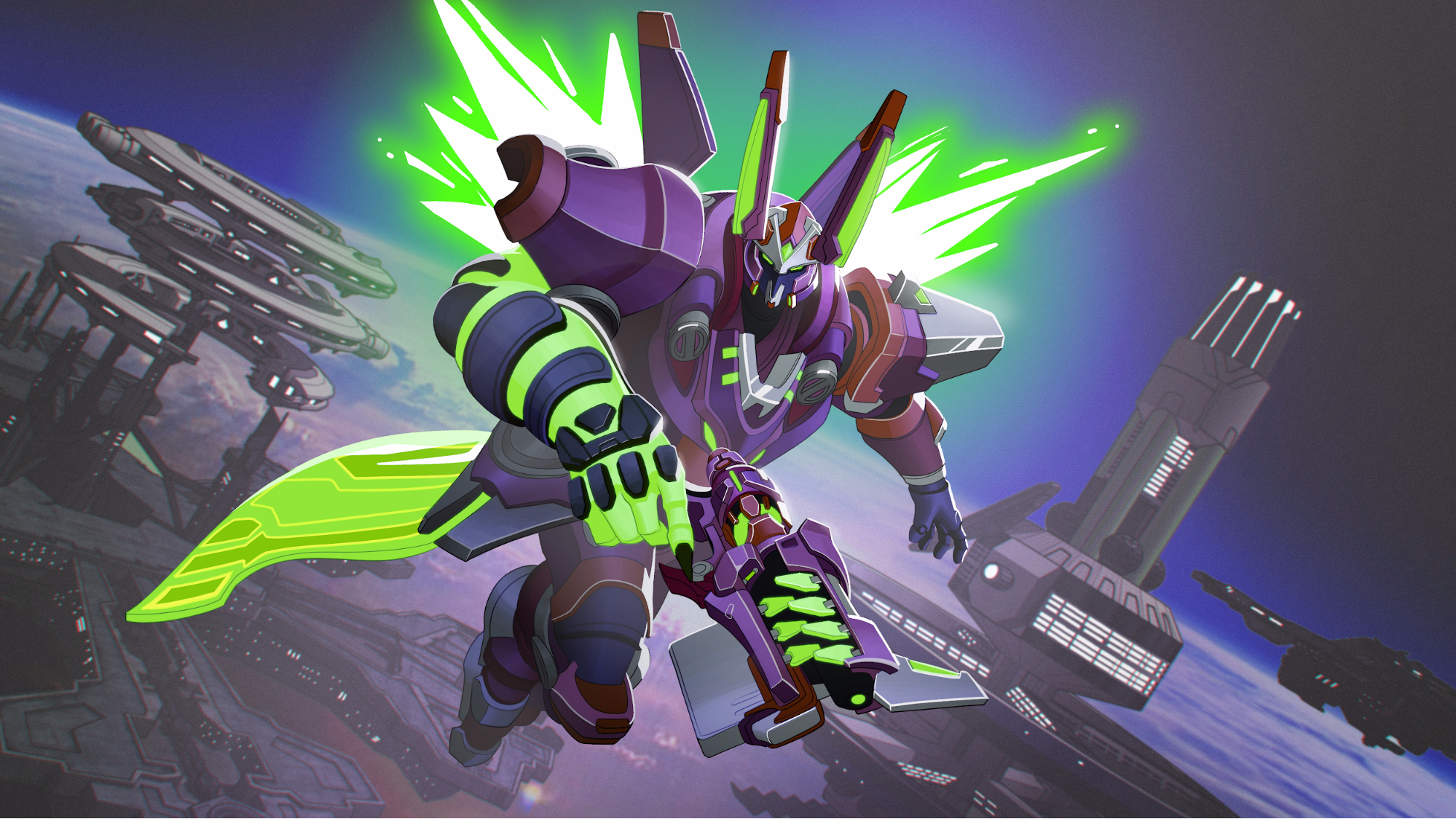 Download 1999x1125 Paladins, Androxus, Battle Suit Wallpaper