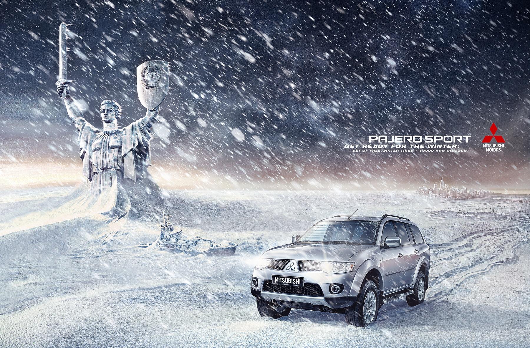 Pajero Print Advert By Kaffeine: The Day After Tomorrow. Ads of the World™