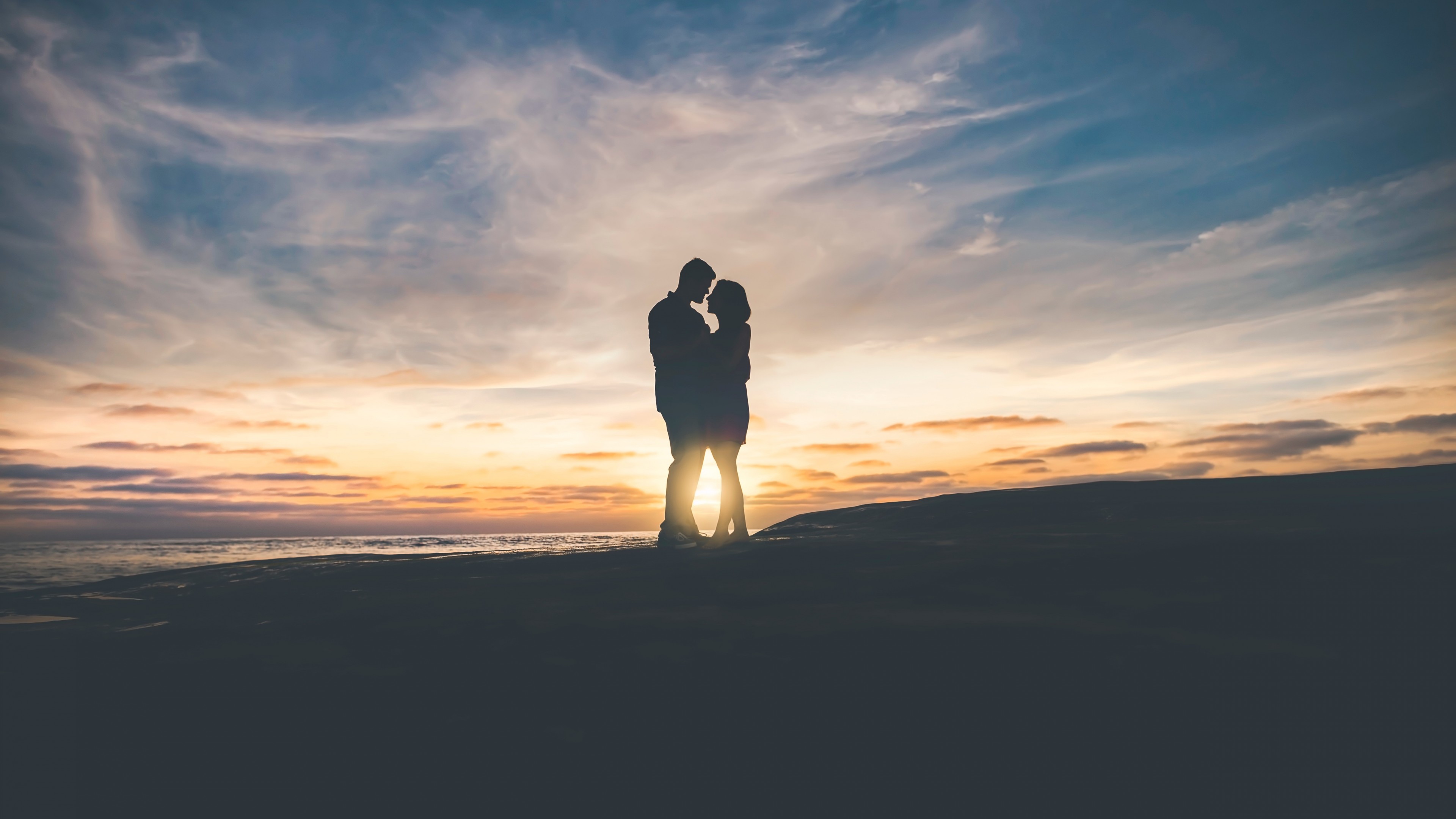 Stock Image love image, couple, sky, 4k, Stock Image