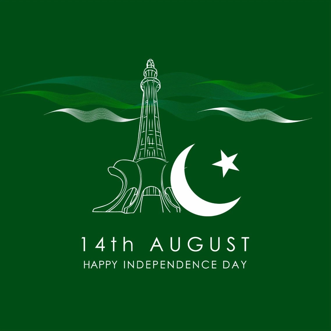 Happy Independence Day (14 August) 2021 Image Free Download