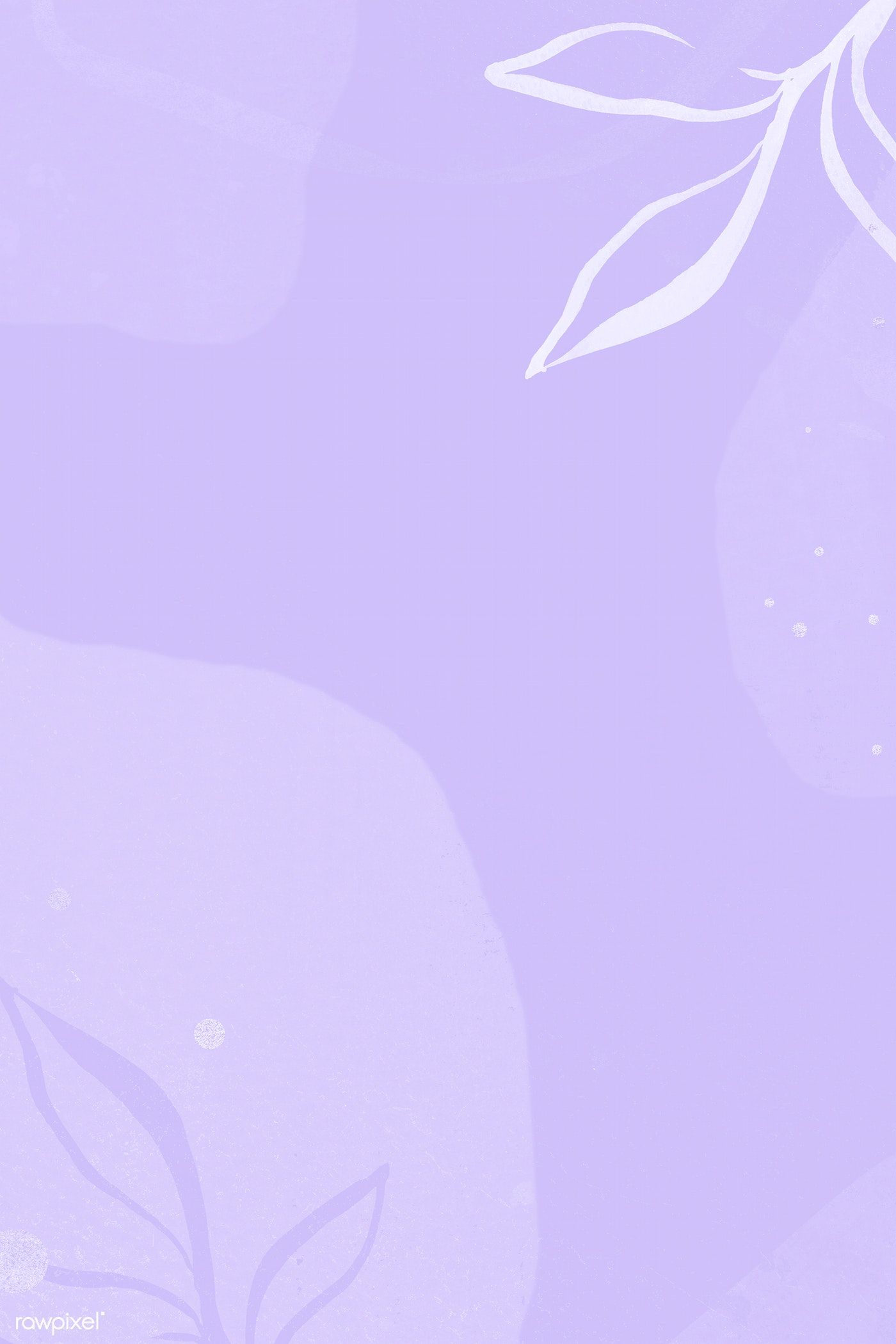 Download premium illustration of Memphis leaves pattern on purple. Purple background, Light purple wallpaper, Purple aesthetic background