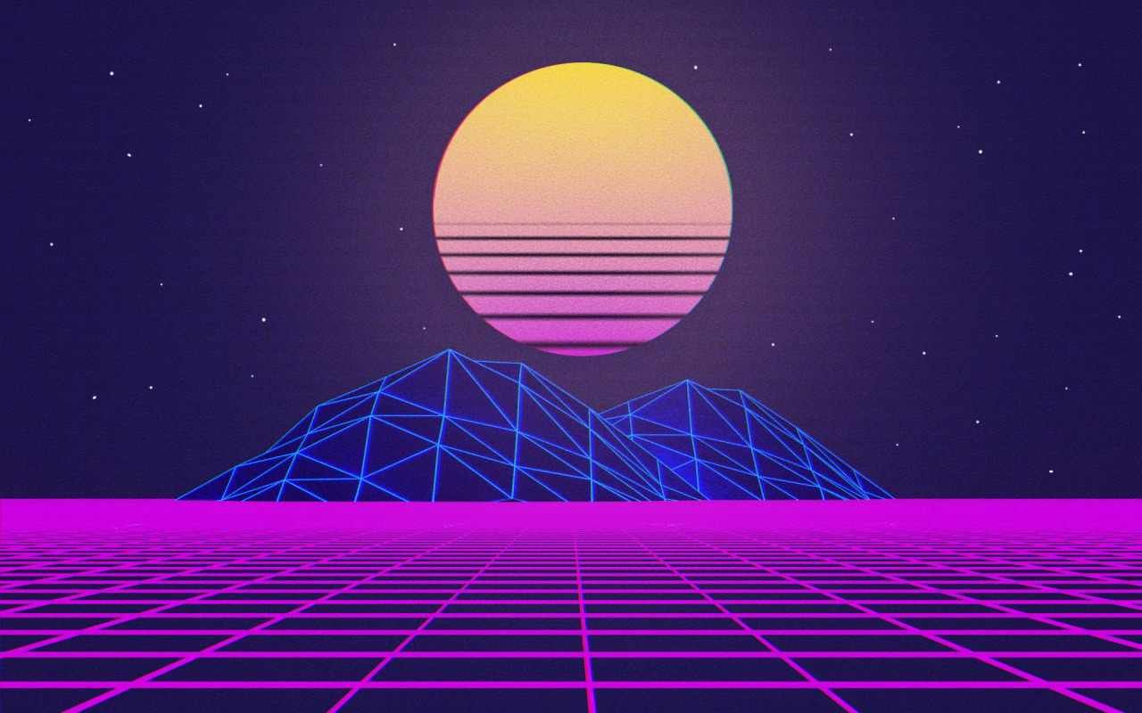 Really love that circle fade off. Vaporwave, Fondos de escritorio minimalista, Arte vaporwave