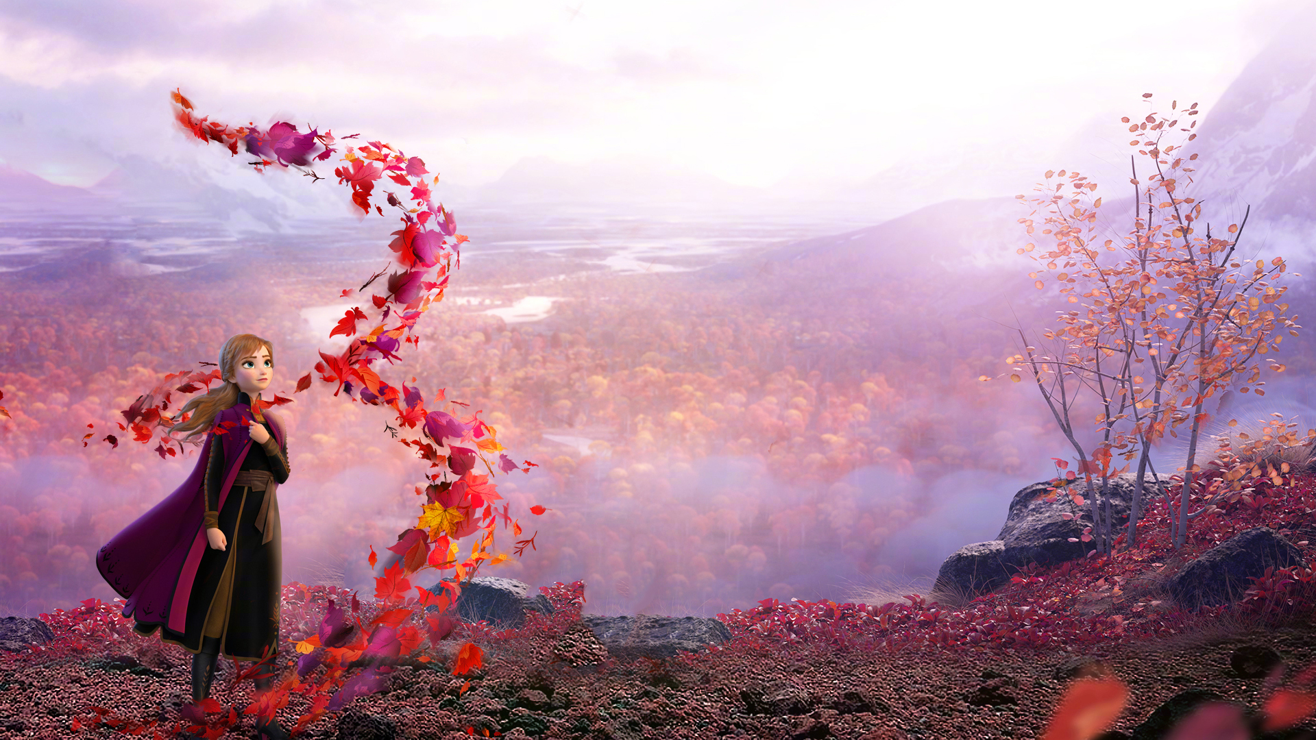 Fozen 2 new HD wallpaper with magic