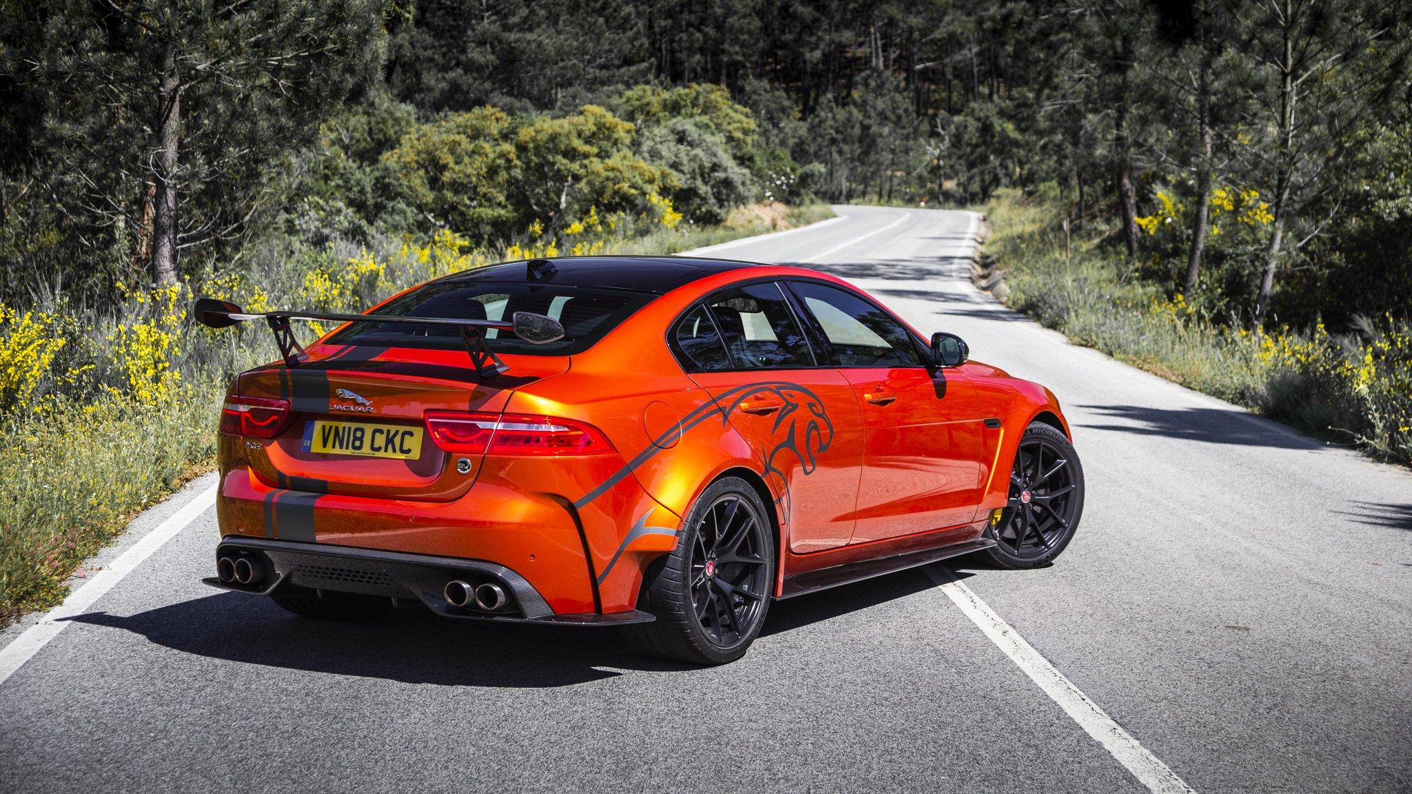 Jaguar look of 600PS. Discover #Jaguar #XE #SV #Project our most extreme performance Jaguar ever