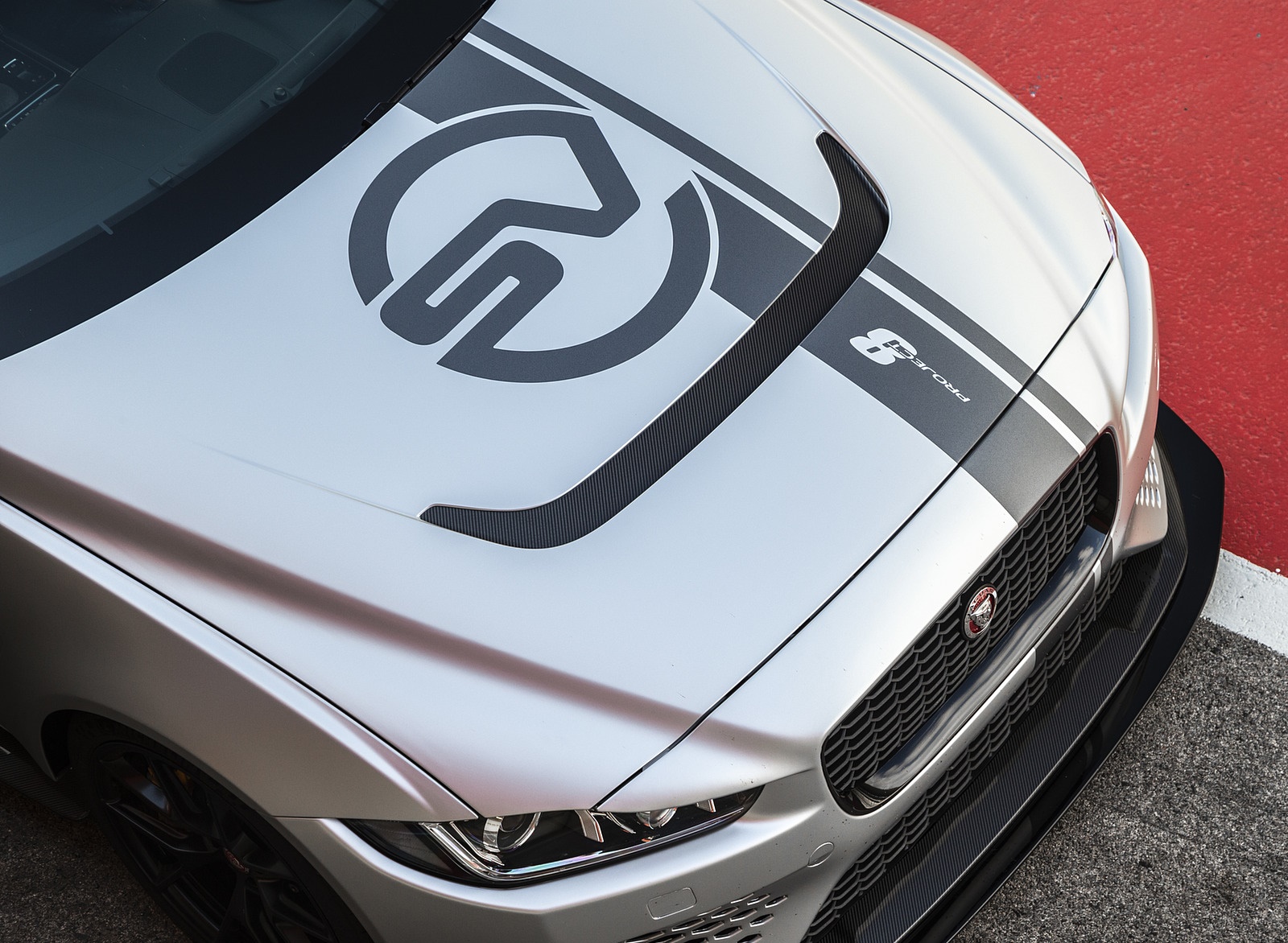 Jaguar XE SV Project 8 Hood Wallpaper