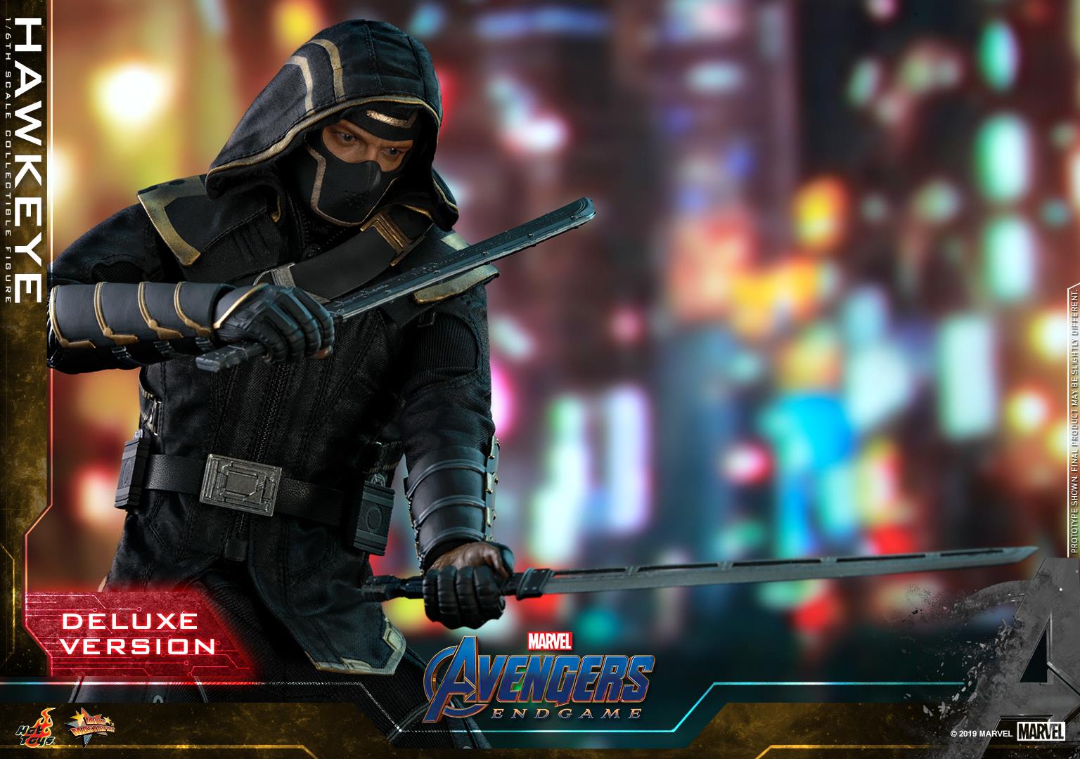 Avengers: Endgame Machine And Hawkeye Ronin Figures By Hot Toys