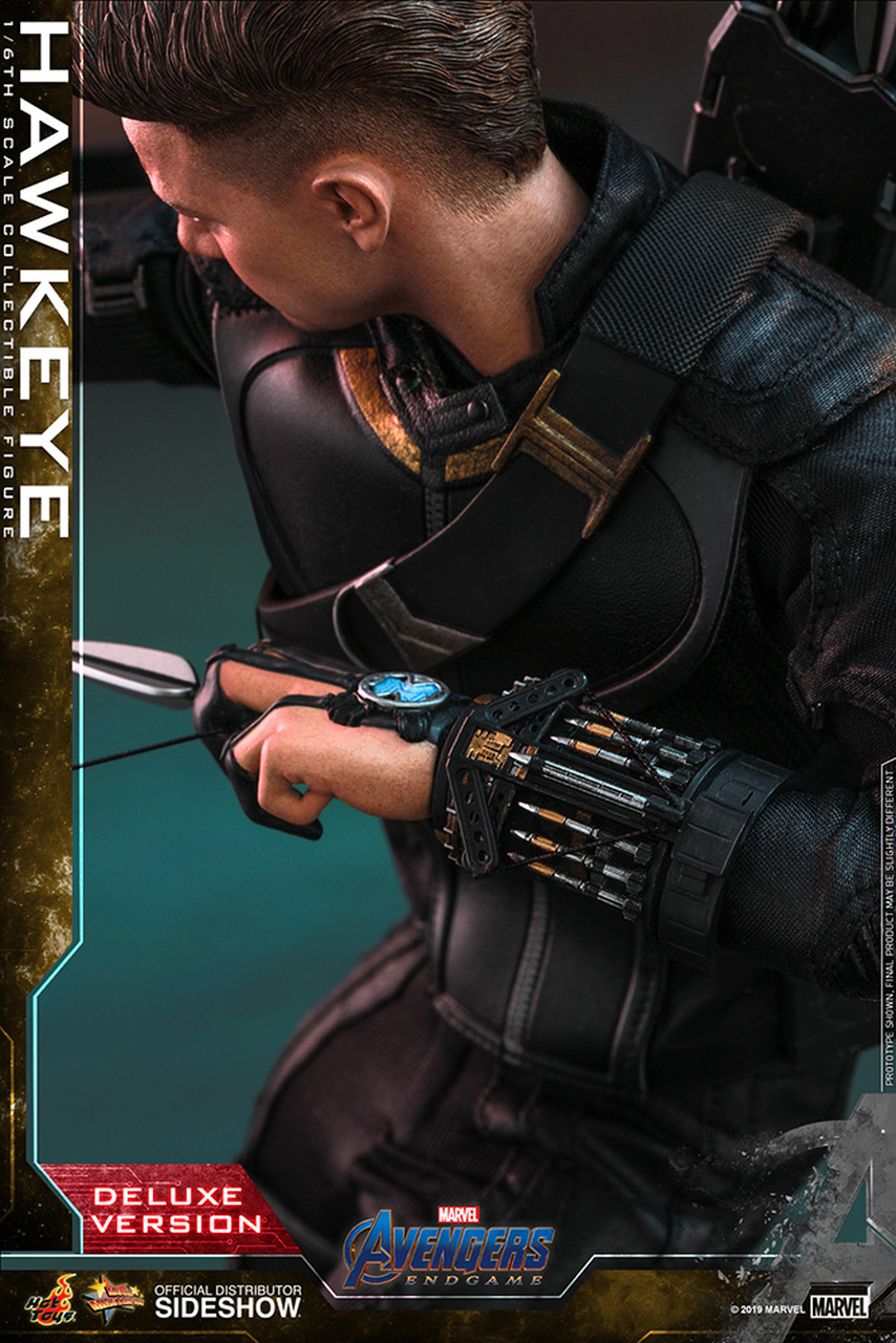Hot Toys HAWKEYE AKA RONIN (Deluxe Version) Sixth Scale Collectible Figure from Avengers: Endgame MMS532'Smiley's Dolls & Collectibles, LLC