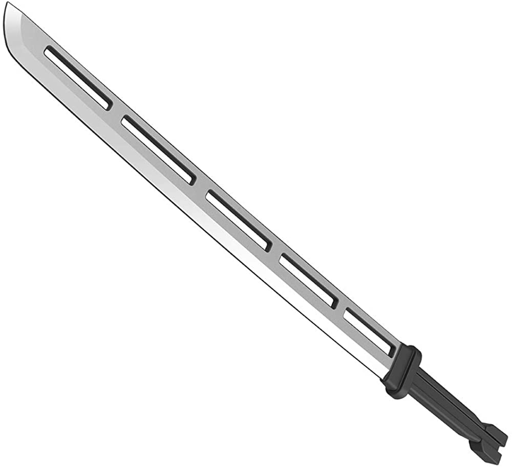 Hawkeye Robin Sword Cosplay Costume Avengers Halloween Props Non Metal 74CM Silver: Clothing