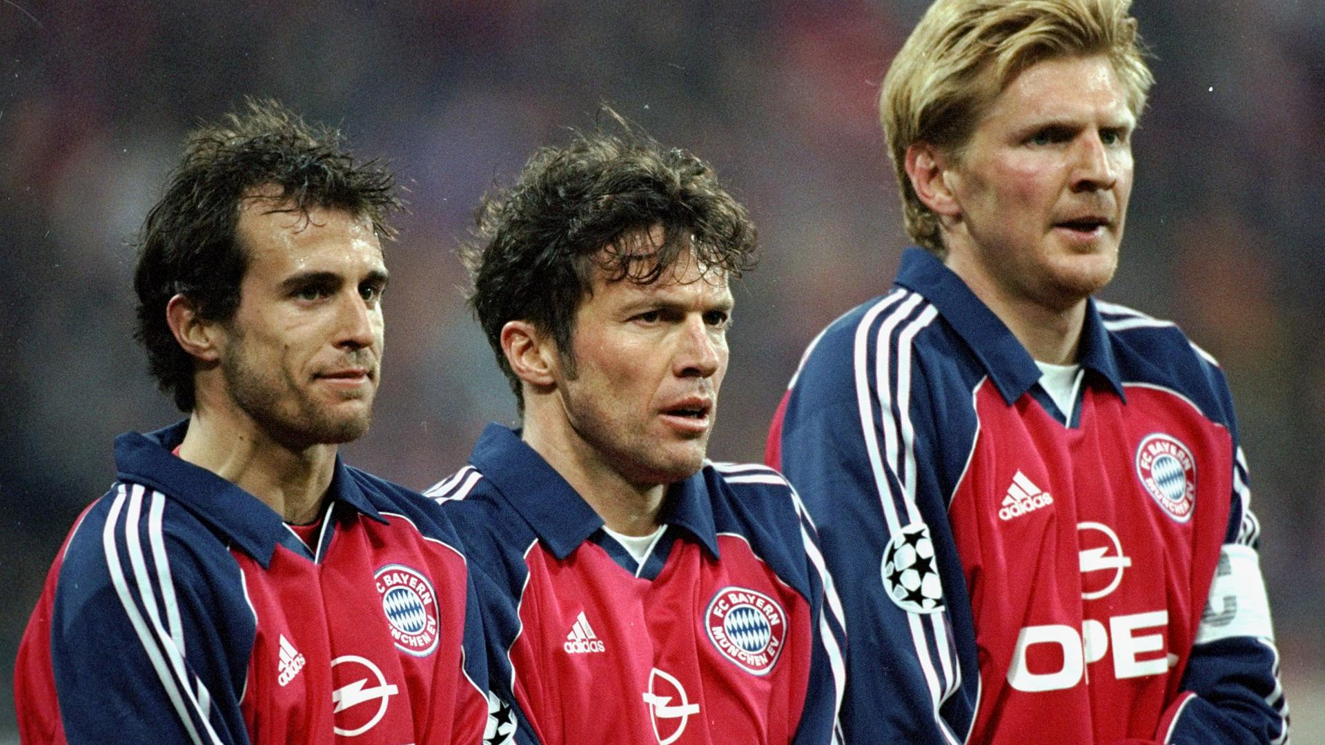 Bayern Munich legends Lothar Matthaus and Stefan Effenberg discuss the Treble Reunion game