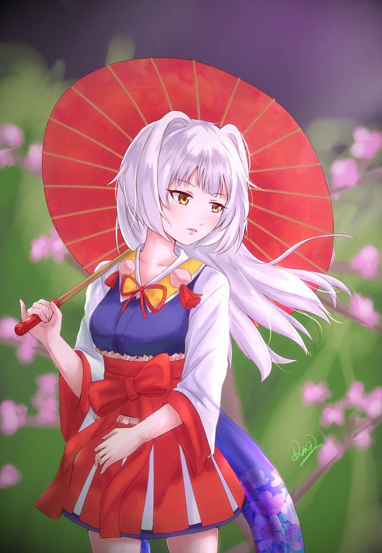 Kagura Cherry Witch by deddyz. Seni anime, Gadis animasi, Gambar animasi kartun