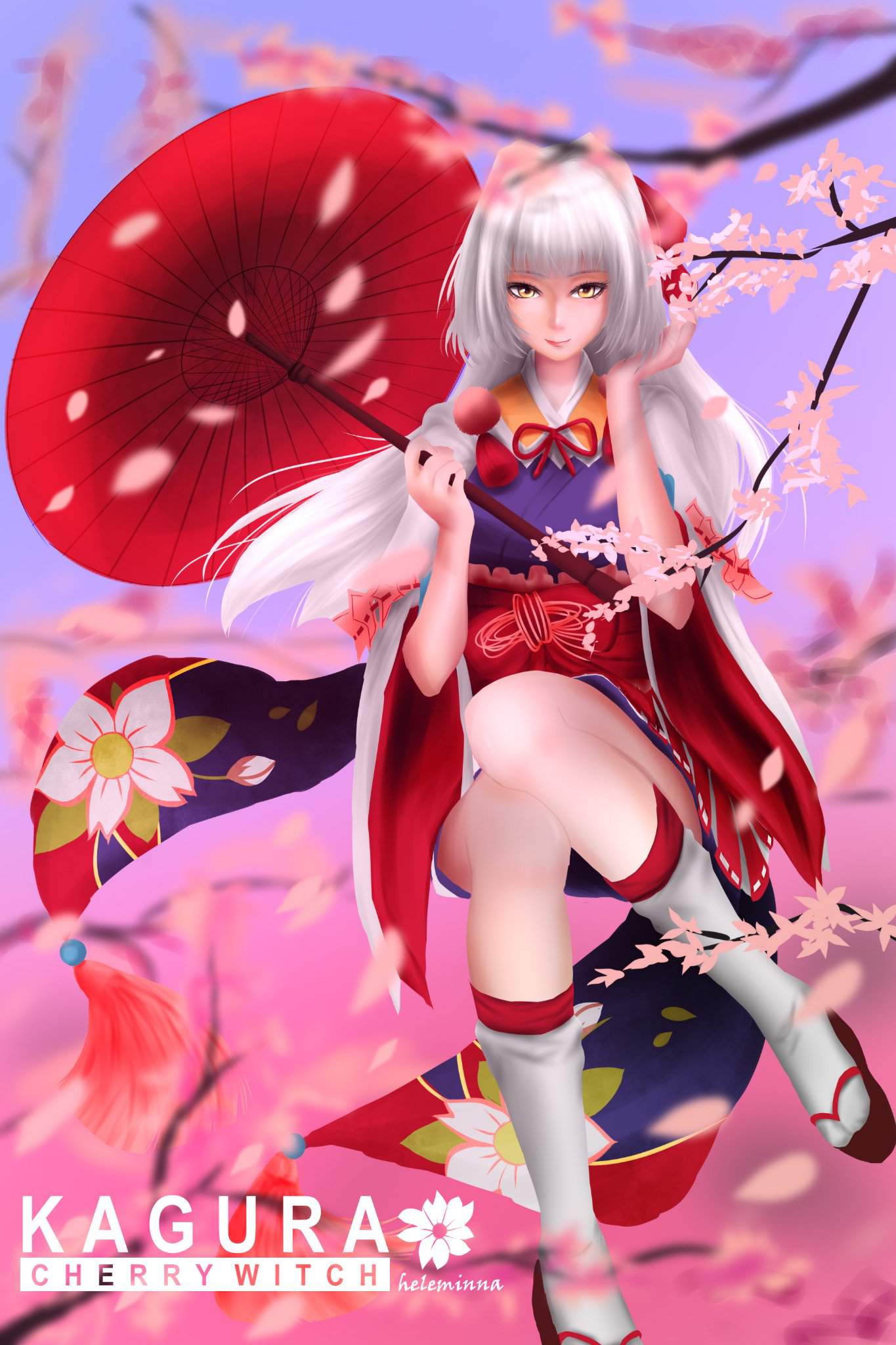 Kagura Cherry Witch (Night Version). Mobile Legends Amino Amino