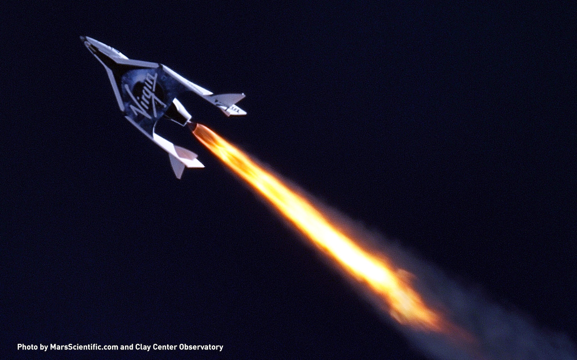SpaceShipTwo Makes History Wallpaper
