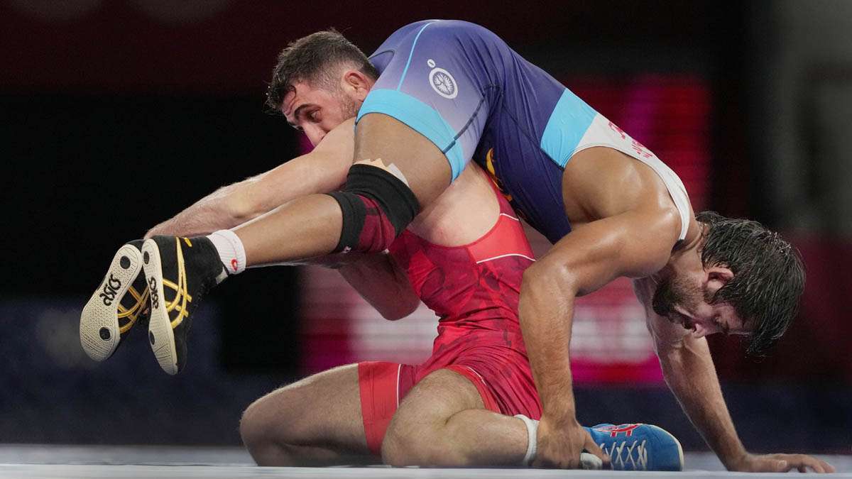 Tokyo Olympics Wrestling: Bajrang Punia outwitted by Haji Aliev, to fight for bronze; Seema Bisla makes early exit