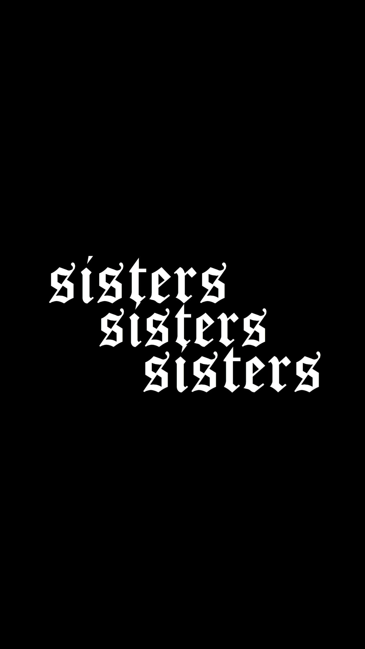 James Charles Black & White Sisters Wallpaper. Sister wallpaper, Funny wallpaper, Black and white instagram