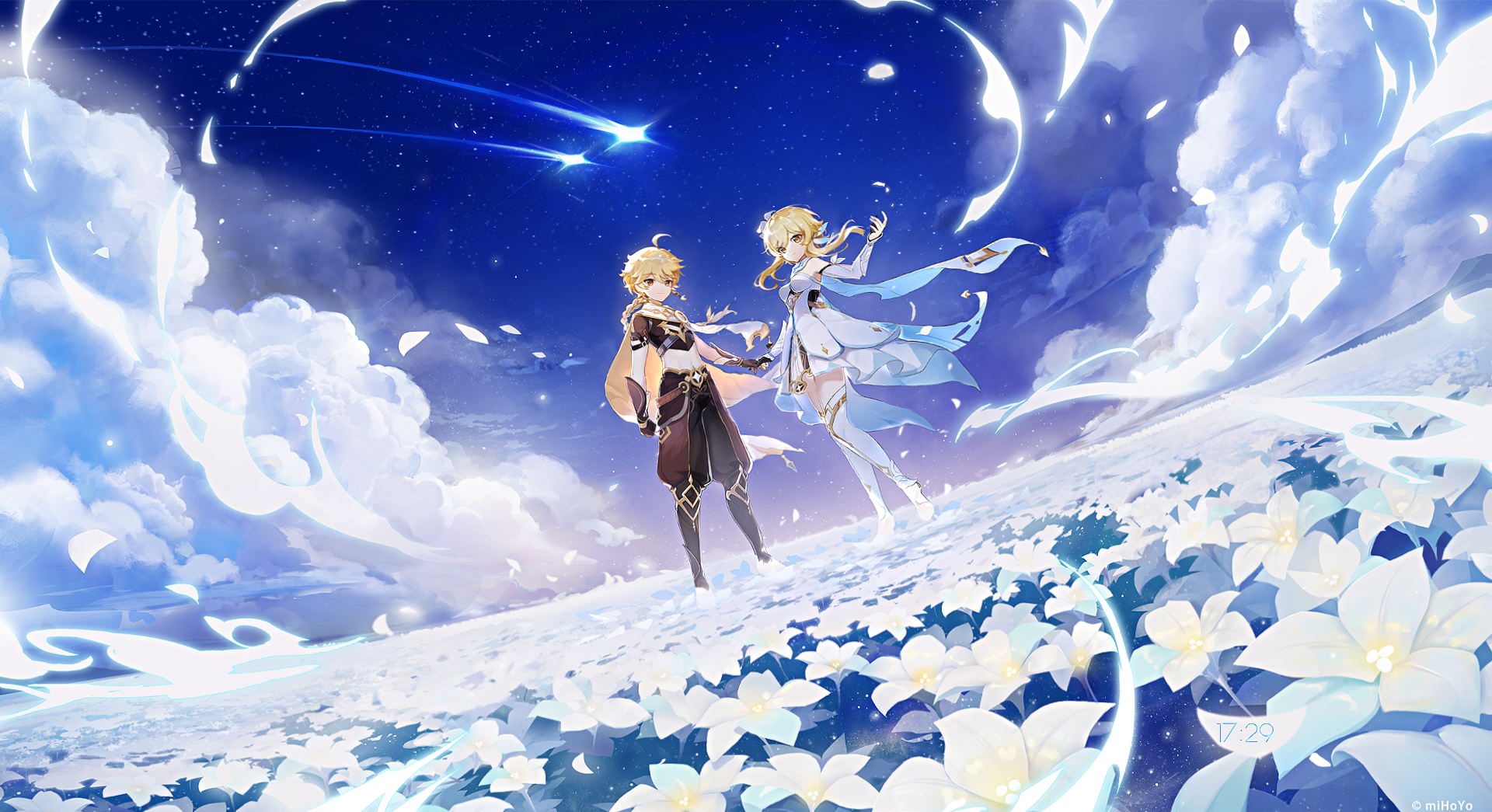 Aether Lumine Genshin Impact live wallpaper [DOWNLOAD FREE]