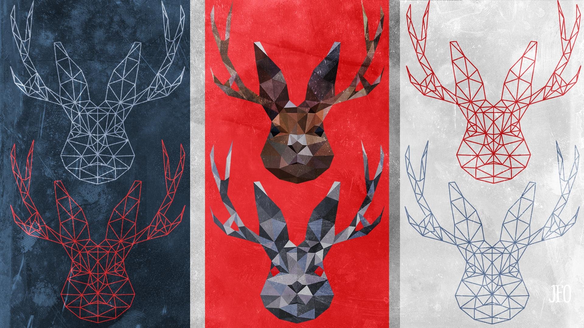 Jackalope Angles HD wallpaper