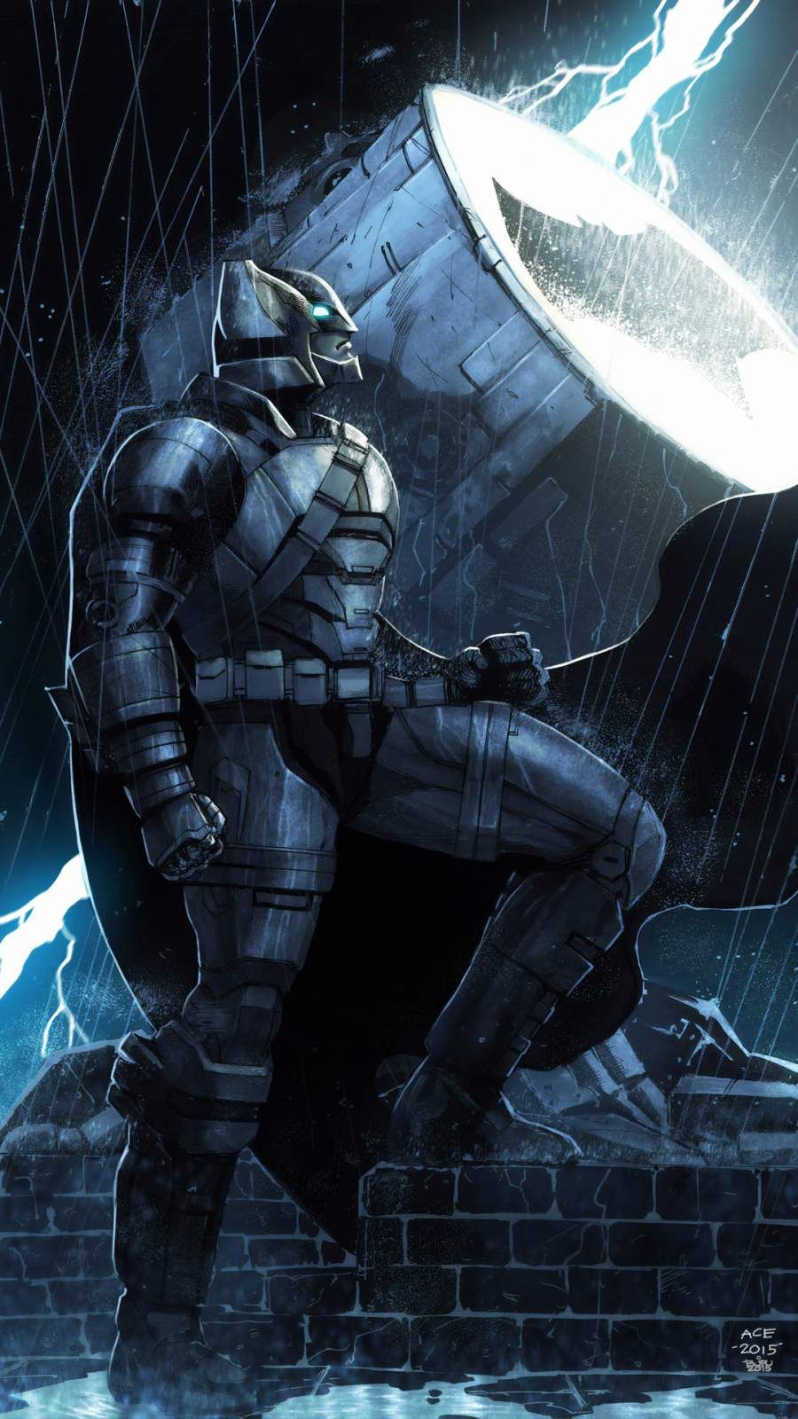 Armored Batman iPhone Wallpaper. Batman, Batman artwork, Batman poster