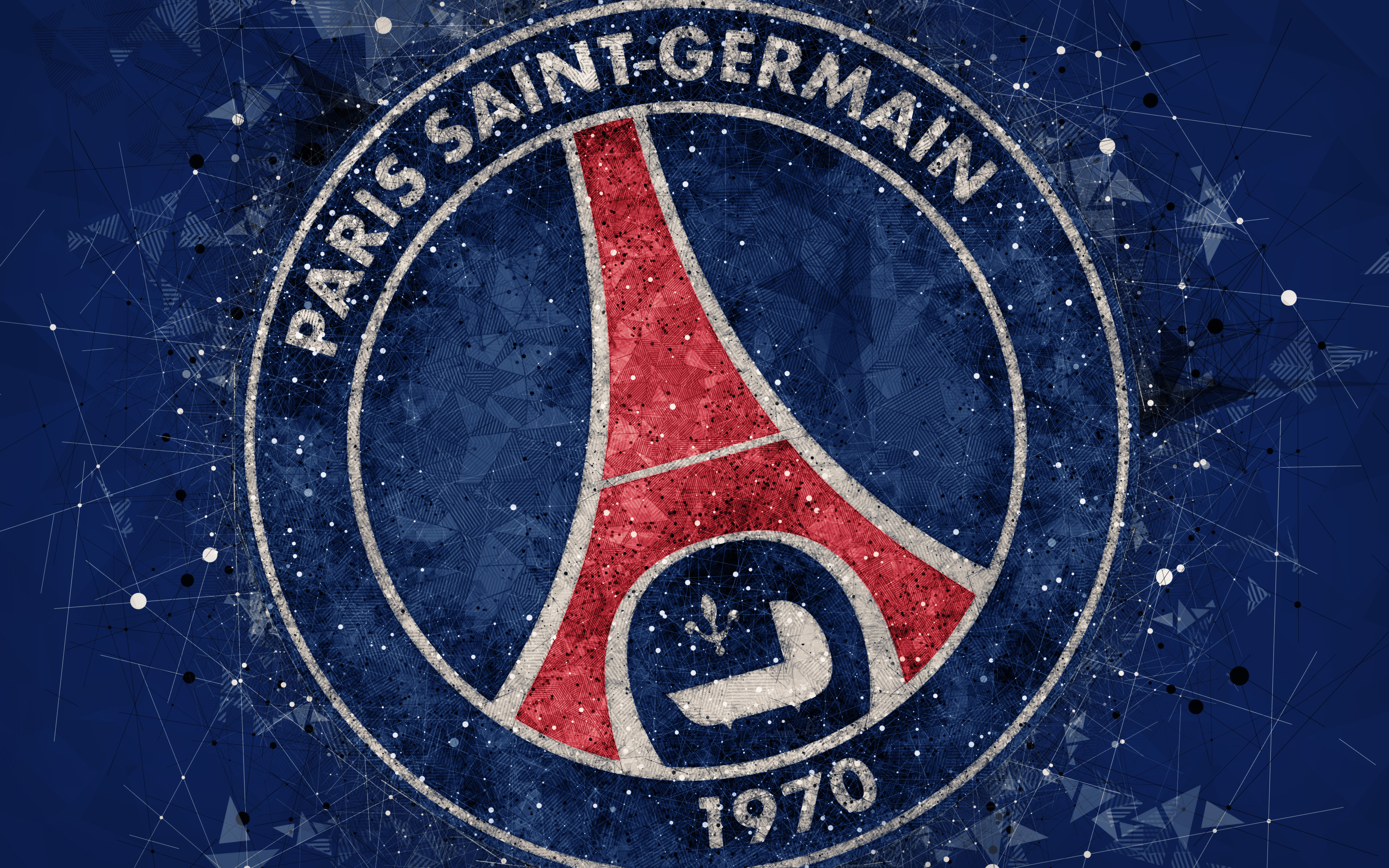 PSG Logo 4k Ultra HD Wallpaper