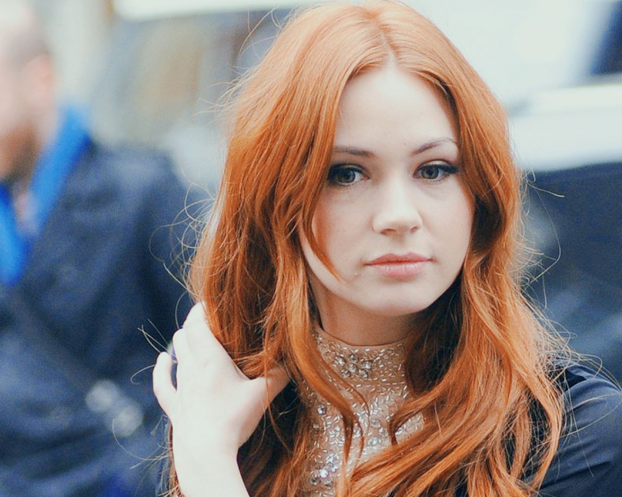 Karen Gillan Redhead Girl HD Wallpaper