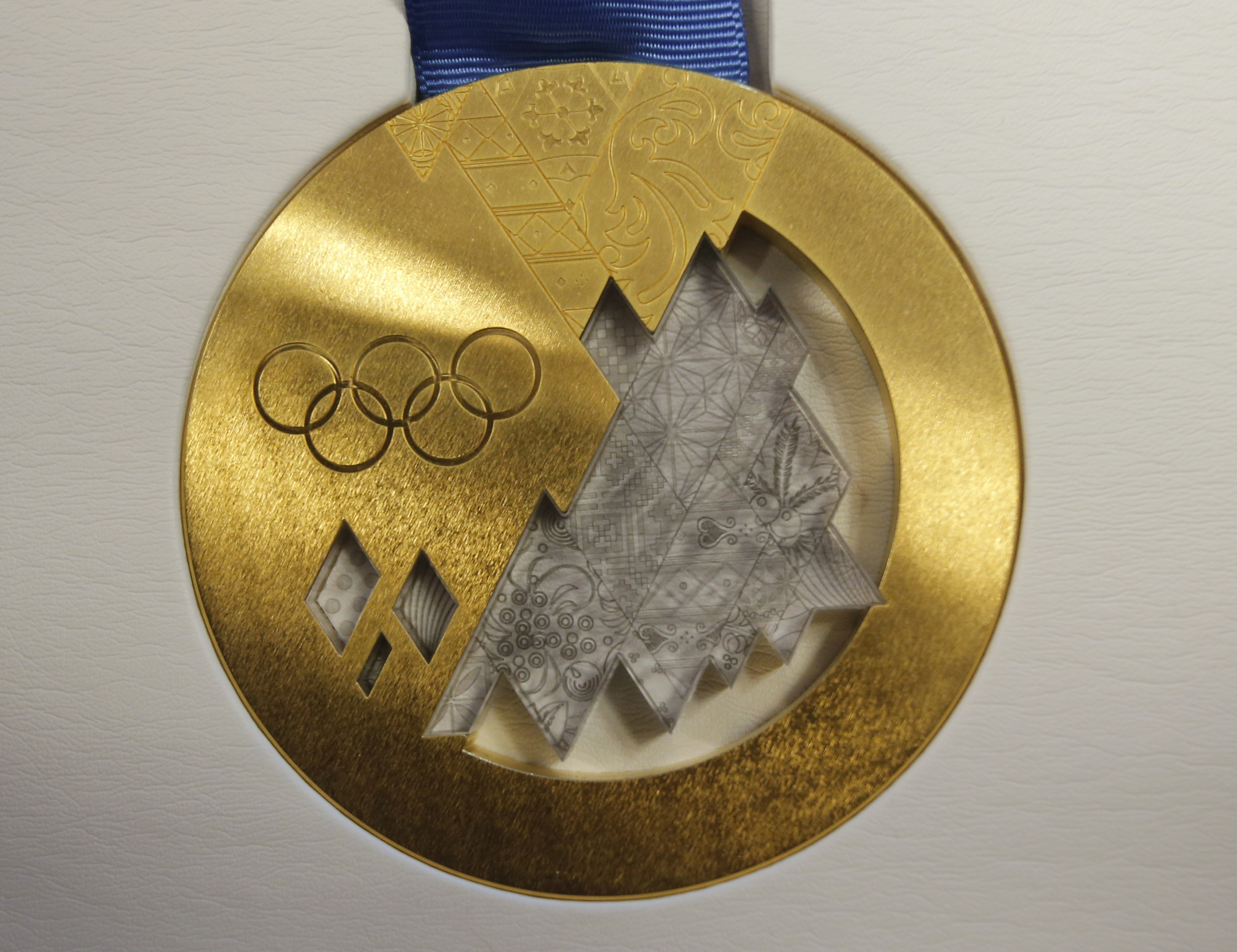 Olympic gold medal in Sochi in 2014 wallpaper and image, picture, photo