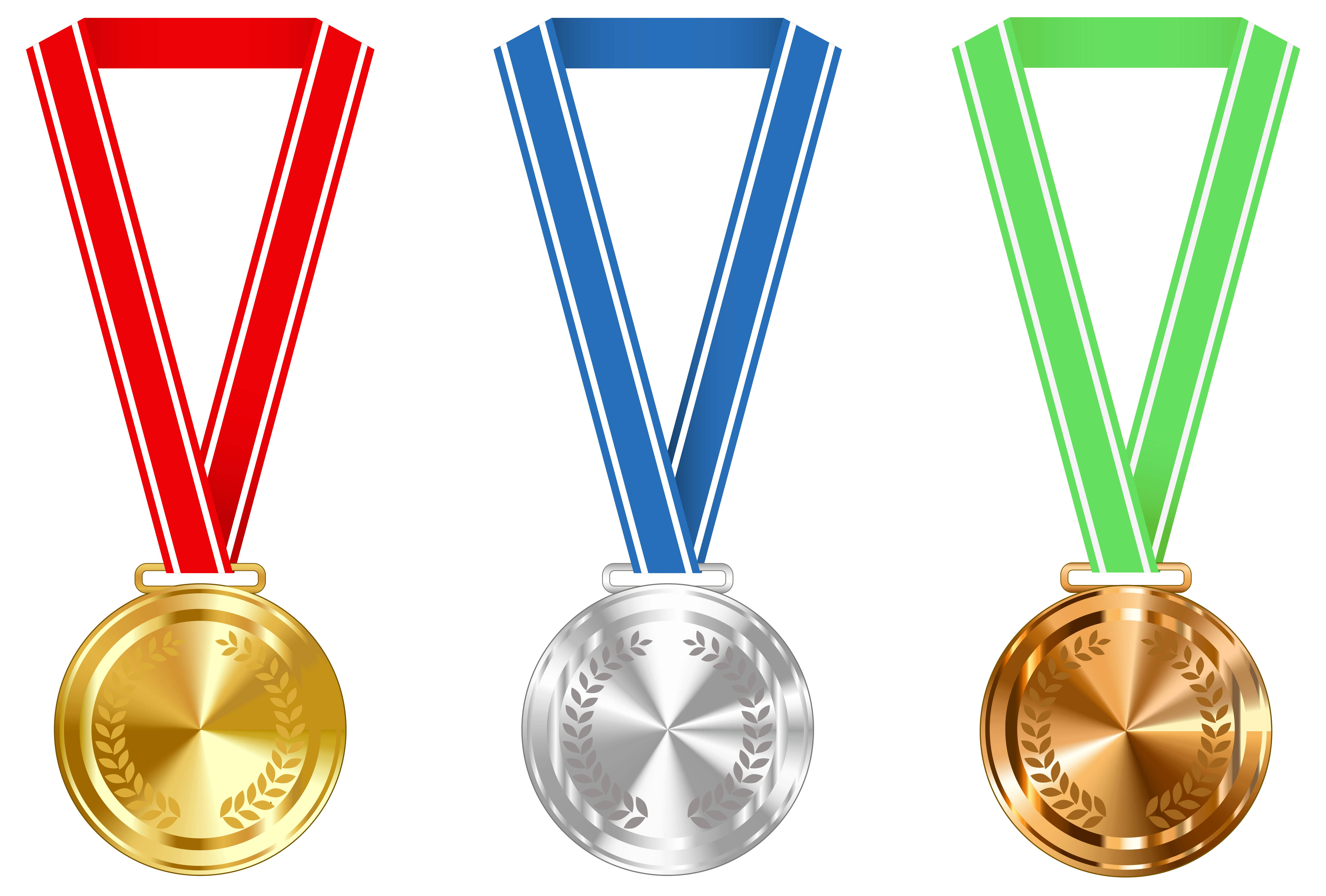 Gold Silver and Bronze Medals PNG Clipart Image​-Quality Image and Transparent PNG Free Clipart