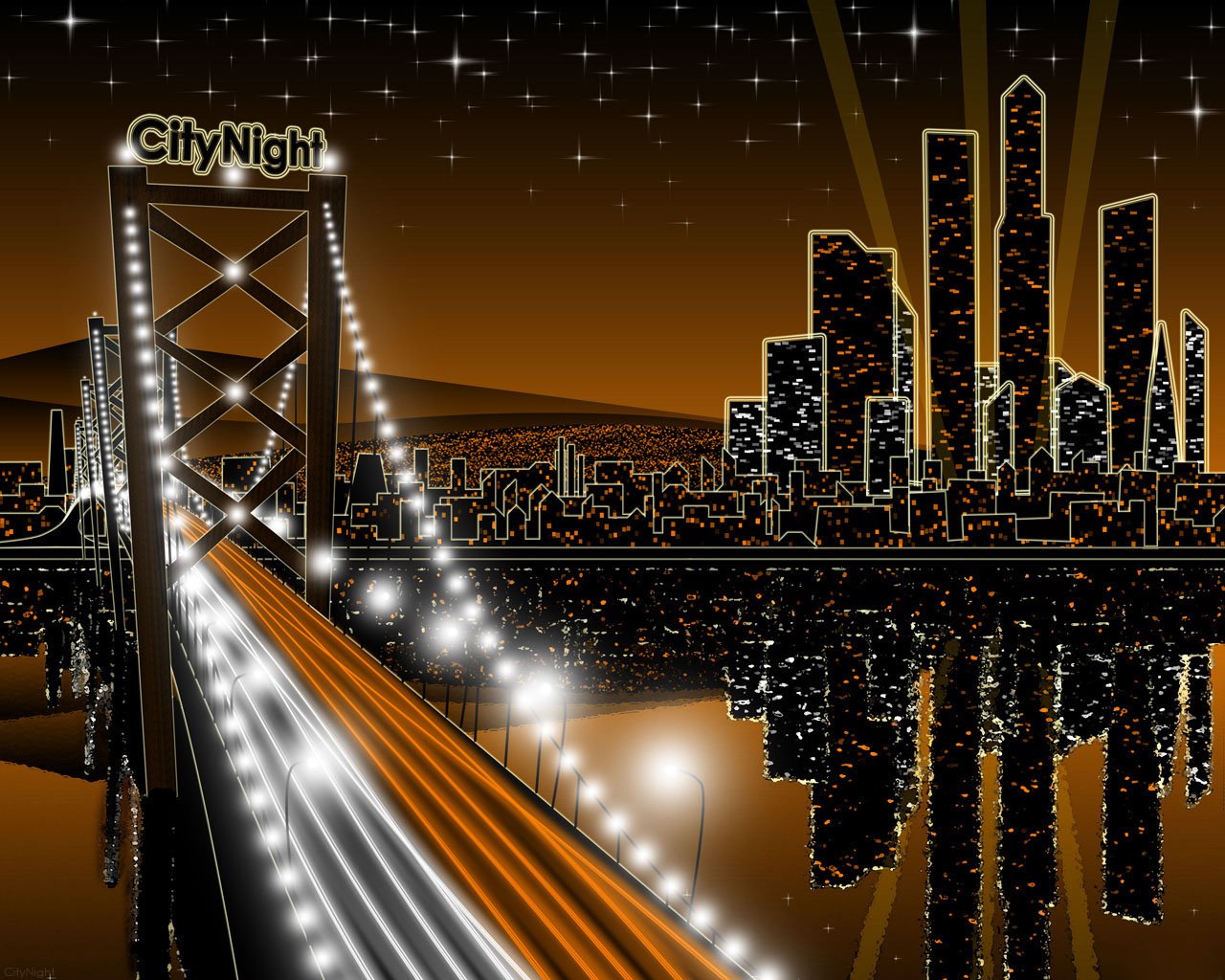 3D City Wallpaper