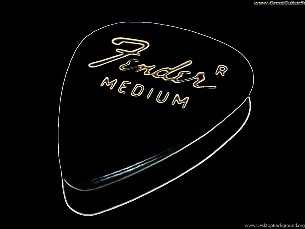 Guitar Wallpaper Fender Plectrum Black Guitar Pick Glowing. Desktop Background