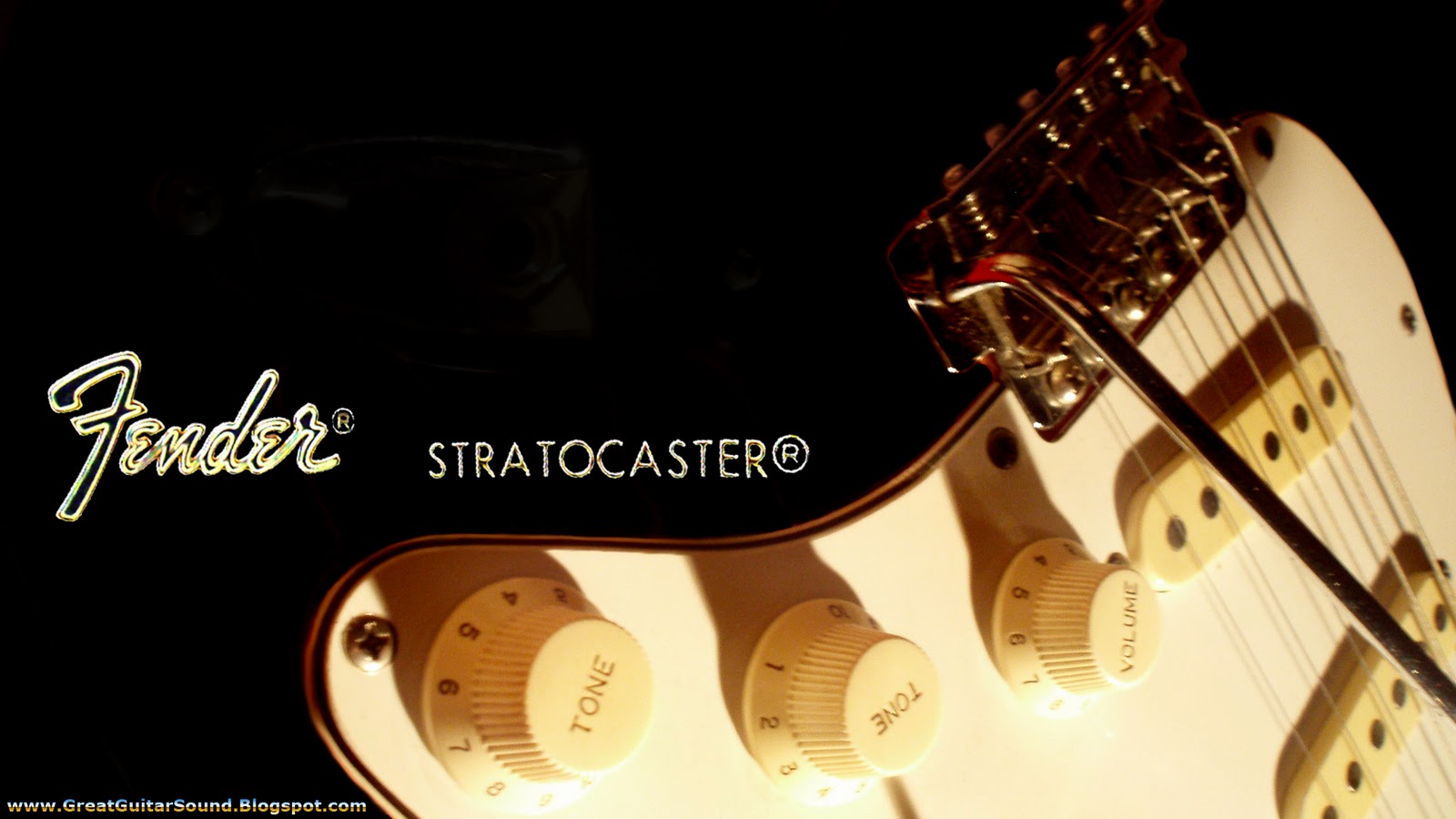 Transparent Fender Stratocaster Electric Guitar
