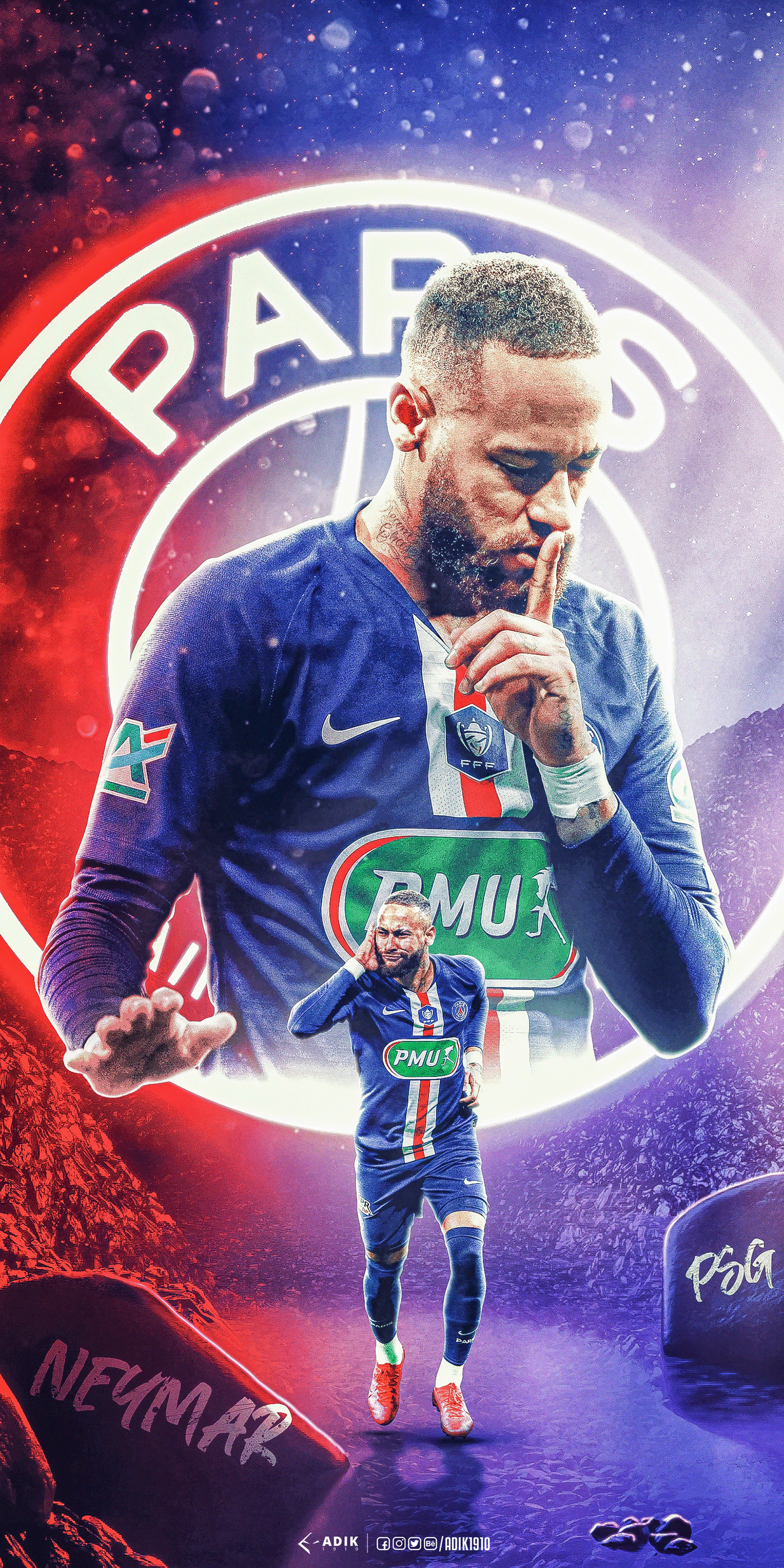 Messi Neymar Mbappe Psg Wallpapers Wallpaper Cave