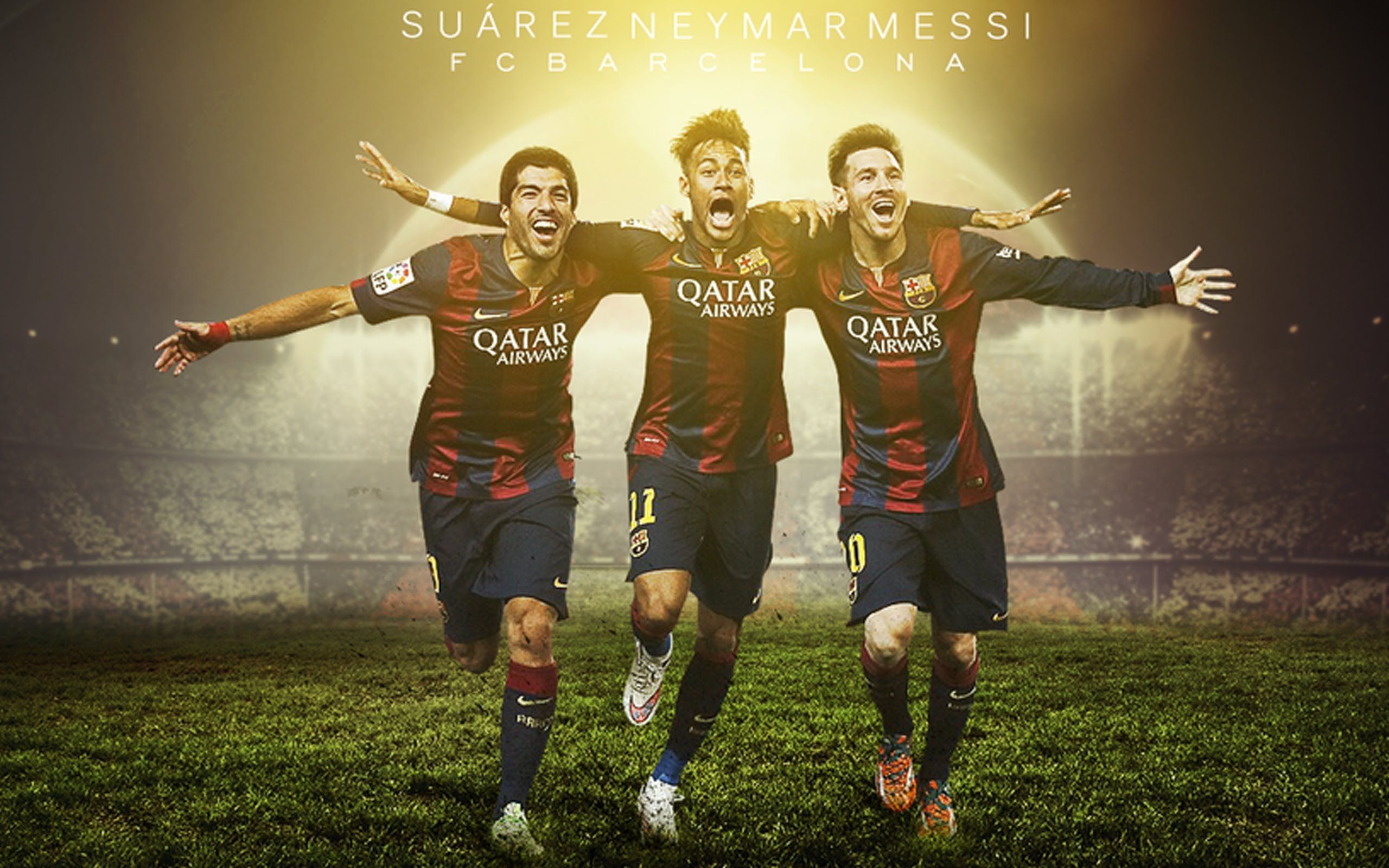 Messi Suarez Neymar Wallpaper