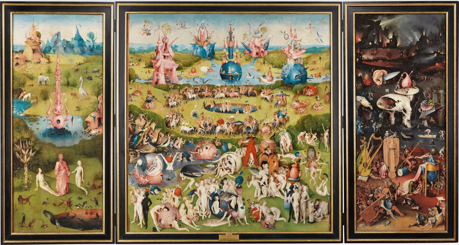 The Garden of Earthly Delights Triptych Collection Nacional del Prado