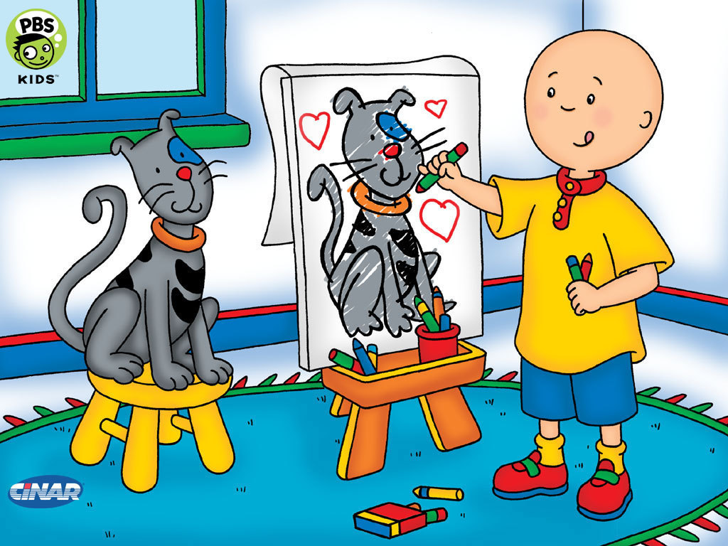 Caillou Drawing Gilbert