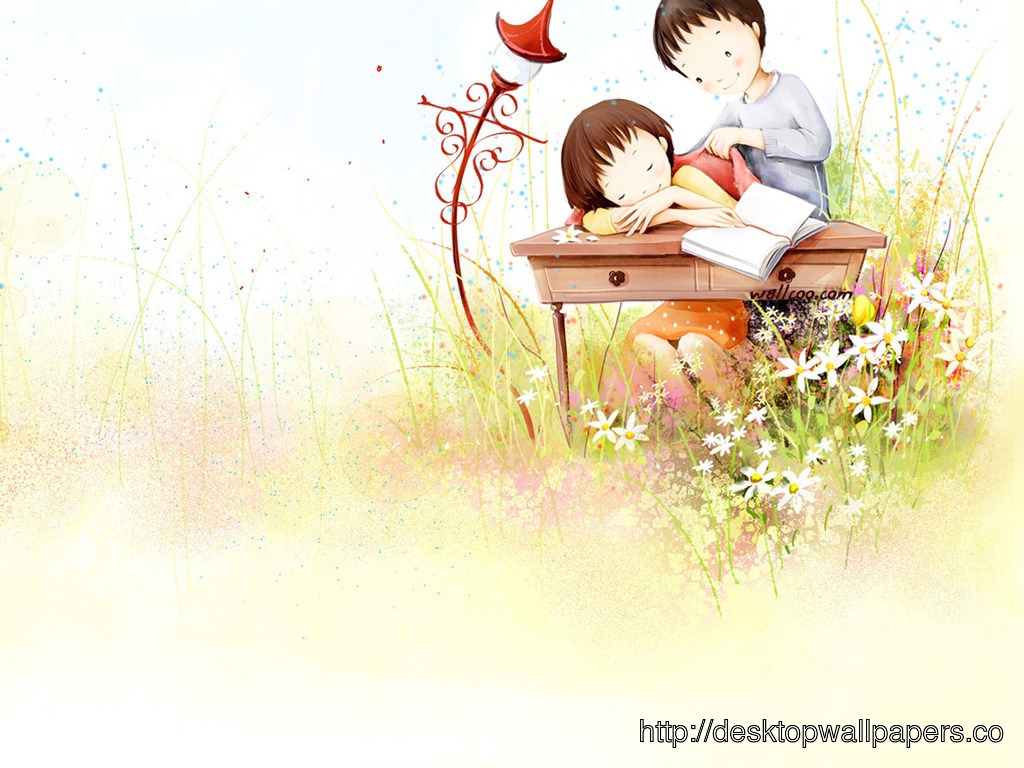 Love Cute Couple Wallpaper