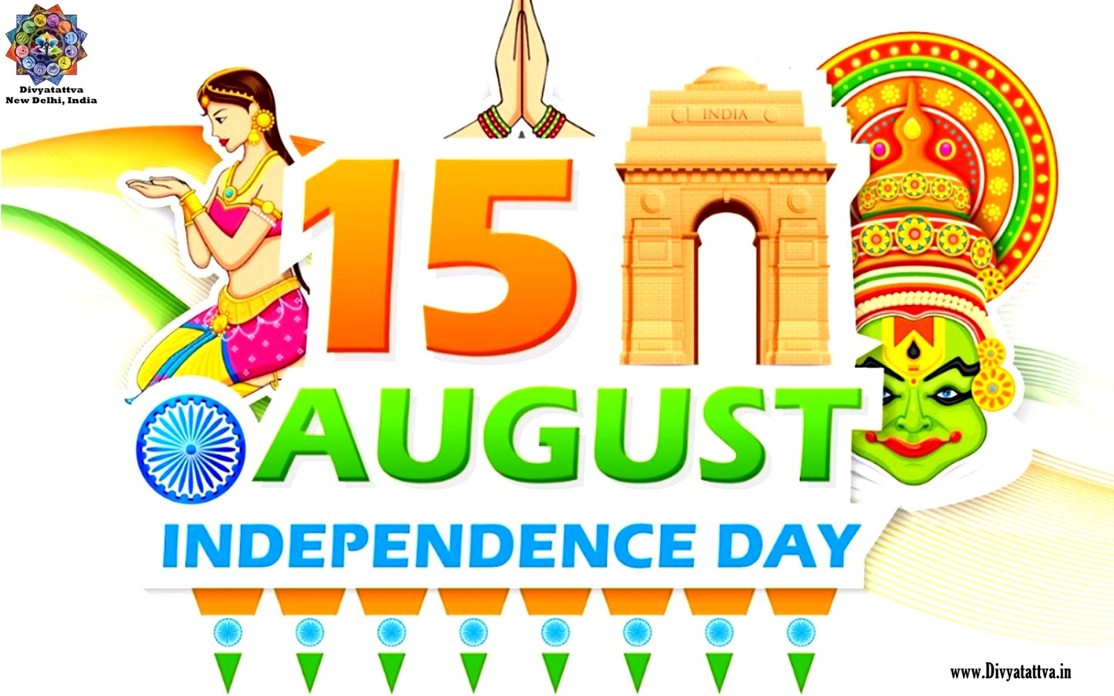 15th August India Independence Day Wallpaper Messages Background