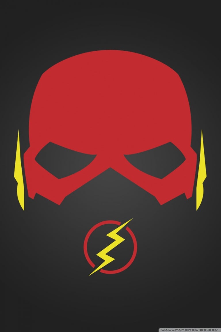 The Flash Logo iPhone Wallpaper