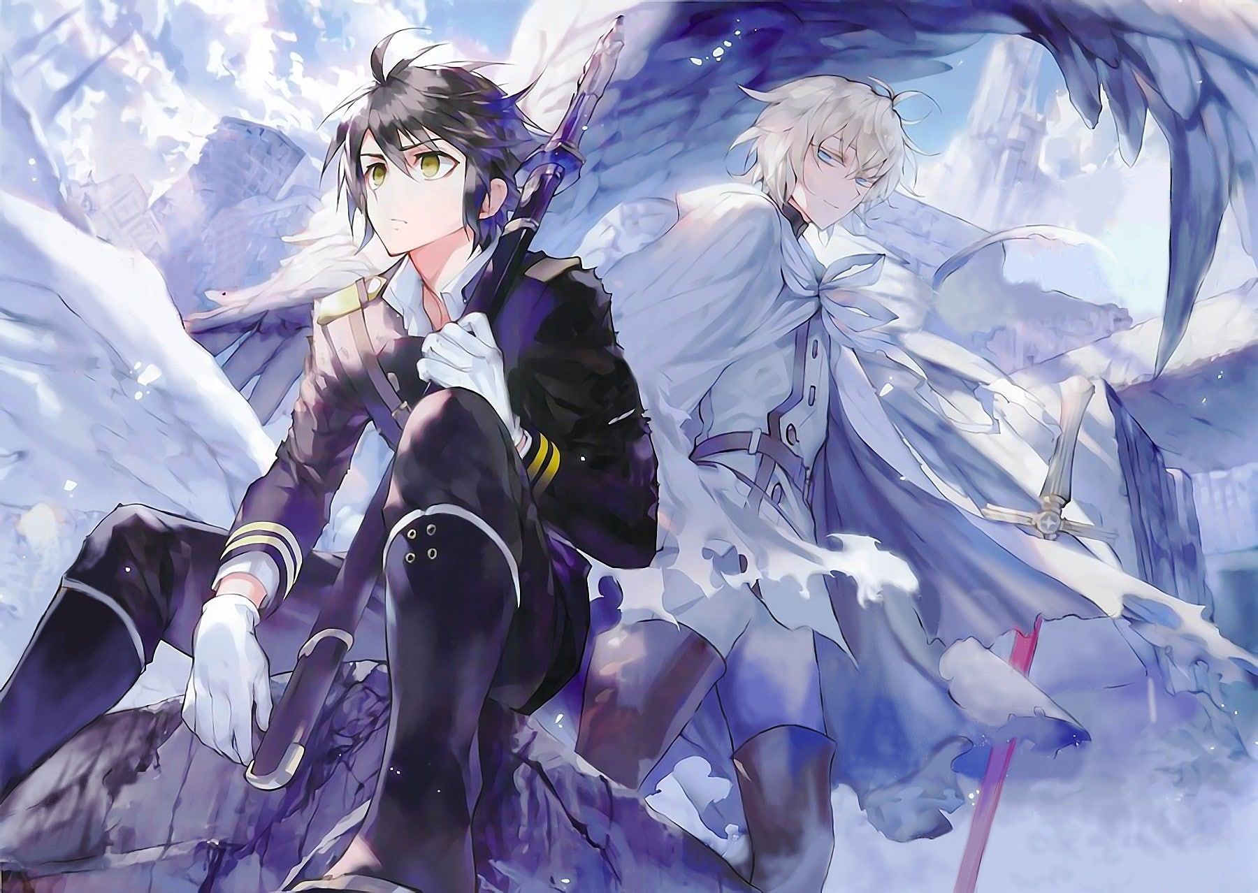 Hyakuya Yuuichirou Hyakuya Mikaela #anime Owari No Seraph P #wallpaper #hdwallpaper #desktop. Anime, Owari no seraph, Man illustration