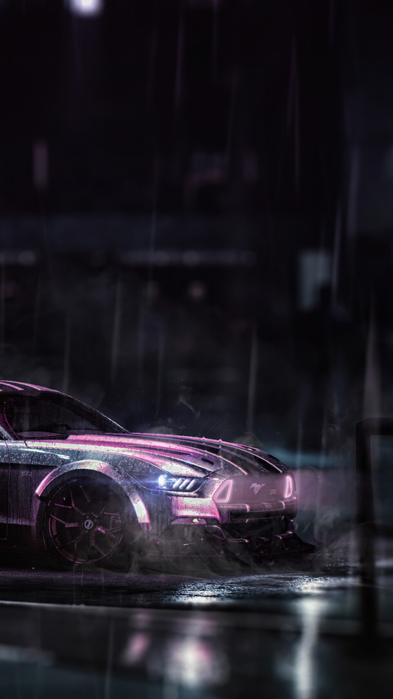Cyber Ford Mustang 4k Wallpaper Download Free