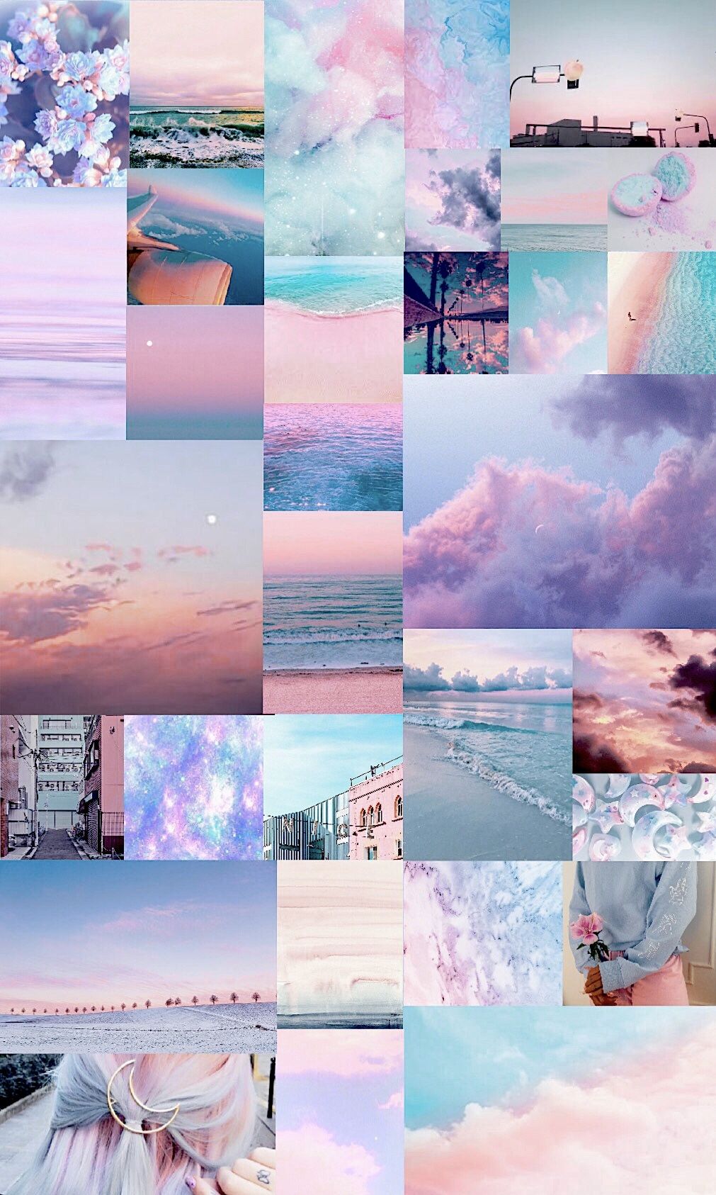 Pastel pink and blue wallpaper. Aesthetic wallpaper, iPhone wallpaper themes, Wallpaper iphone neon