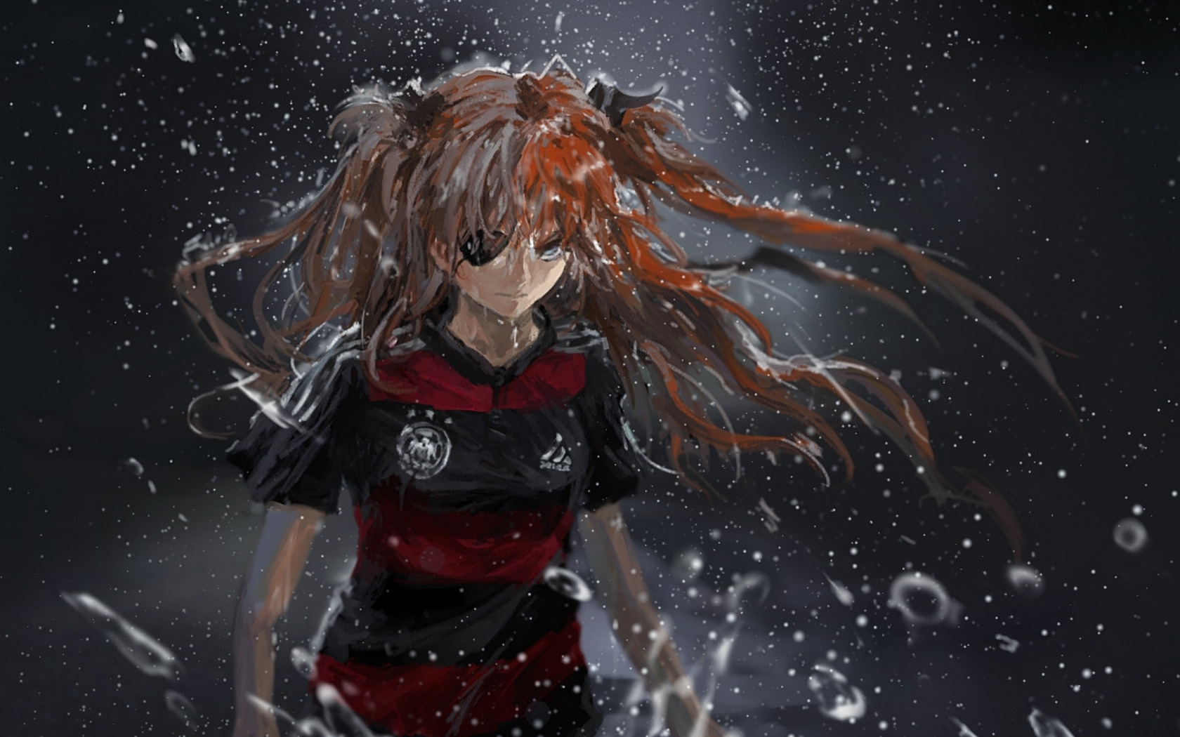 Asuka Langley Soryu, Germany, Soccer, Anime Girls Wallpaper HD / Desktop and Mobile Background